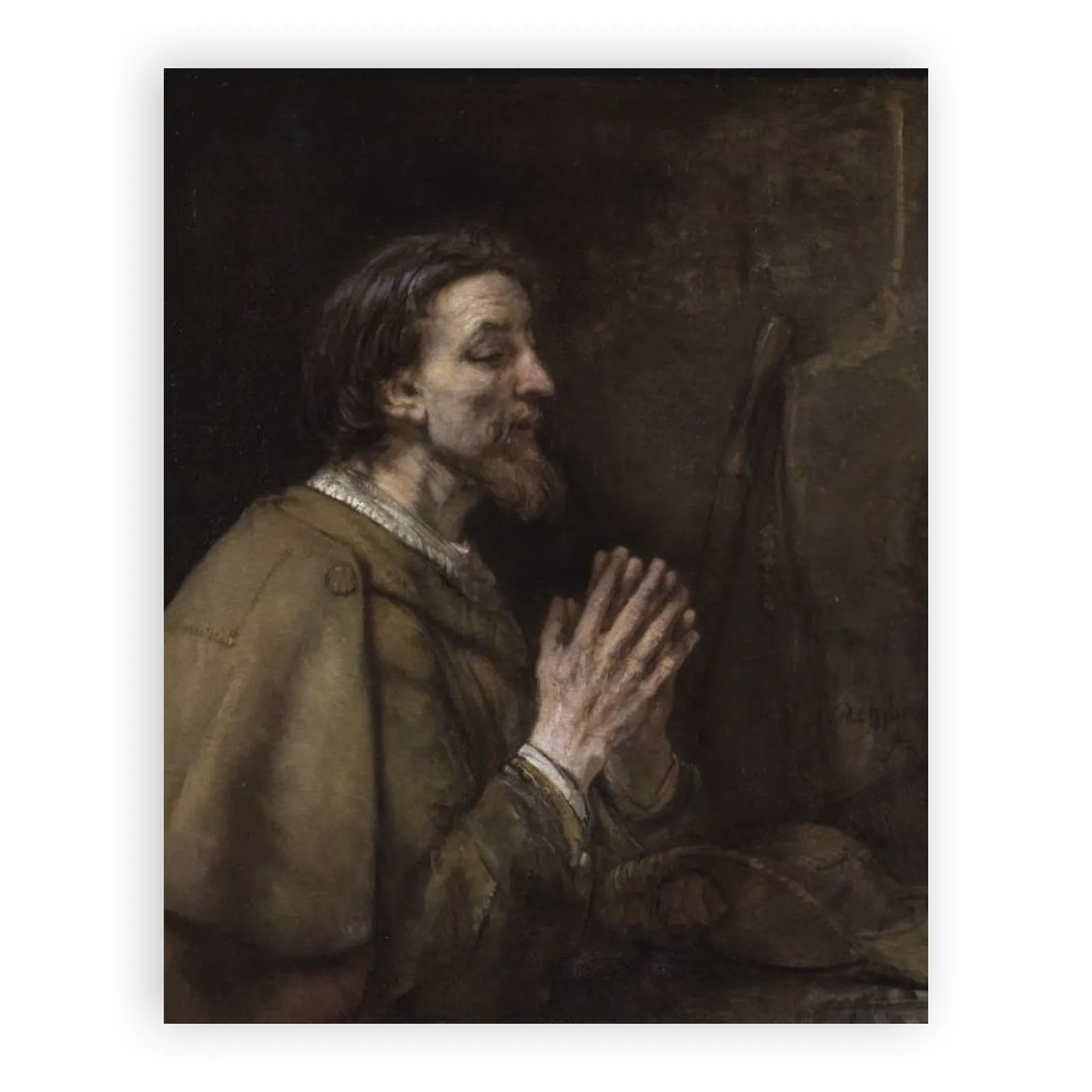St. James the Greater praying by Rembrandt Van Rijn - view 6 thumbnail