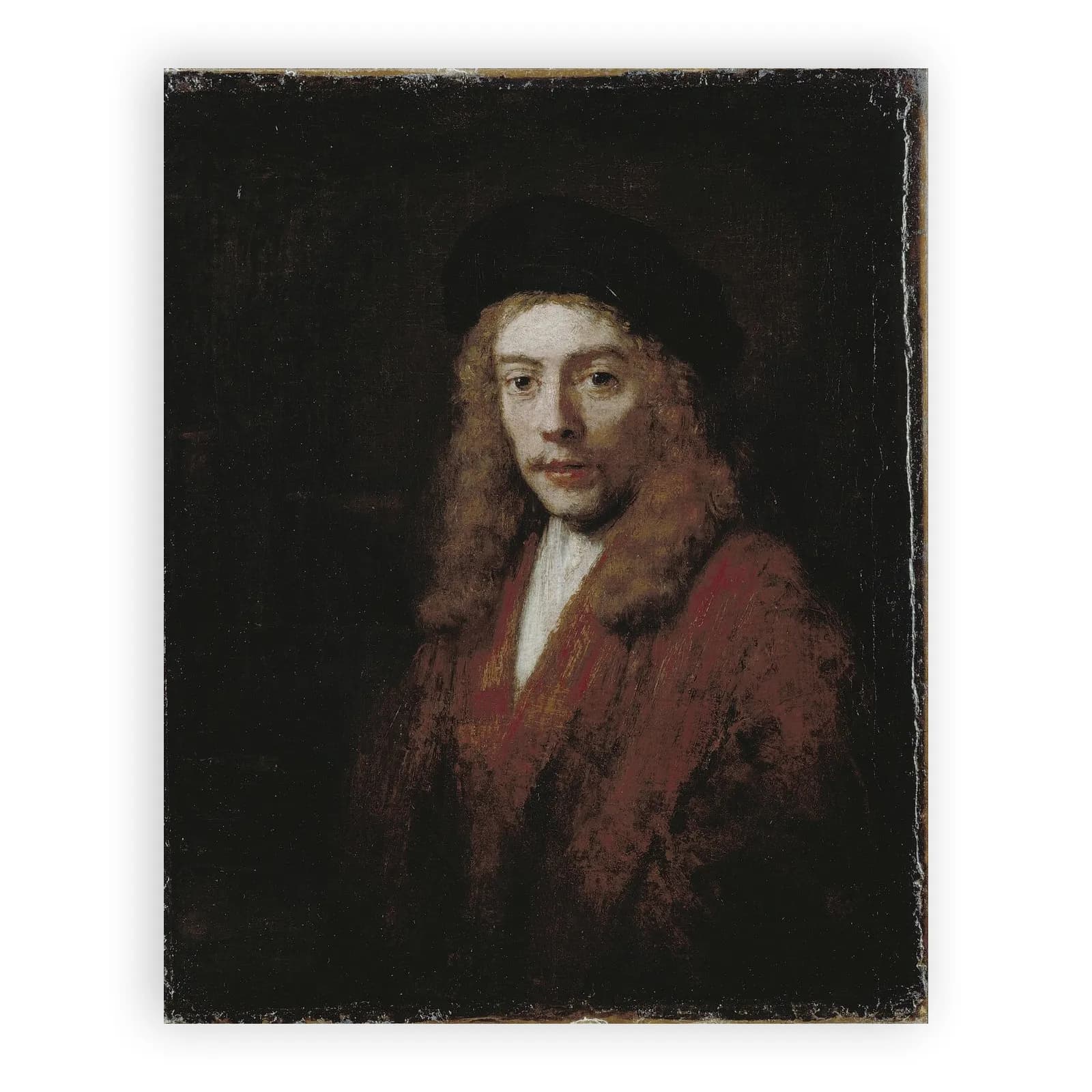 Portrait of a Young Man (possibly Titus) by Rembrandt Van Rijn - view 6 thumbnail