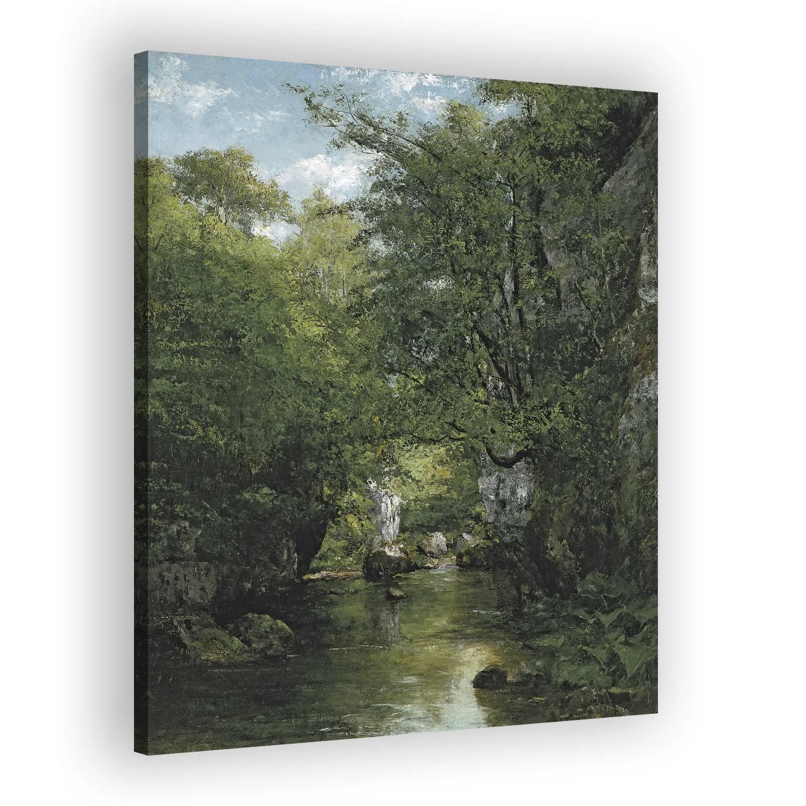 The Water Stream, La Brème by Gustave Courbet - view 2 thumbnail