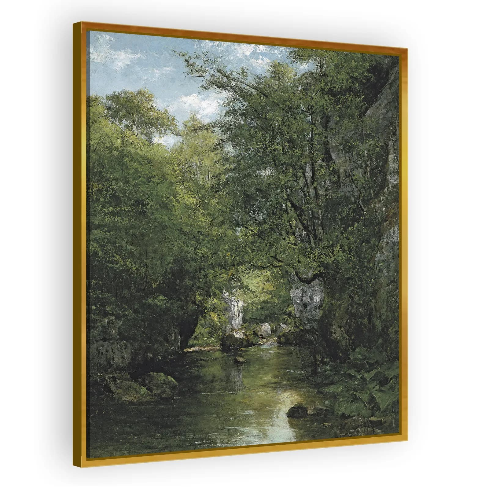 The Water Stream, La Brème by Gustave Courbet - view 3 thumbnail