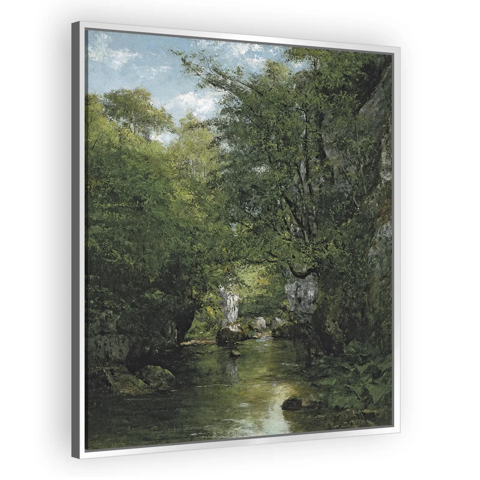The Water Stream, La Brème by Gustave Courbet - view 4 thumbnail
