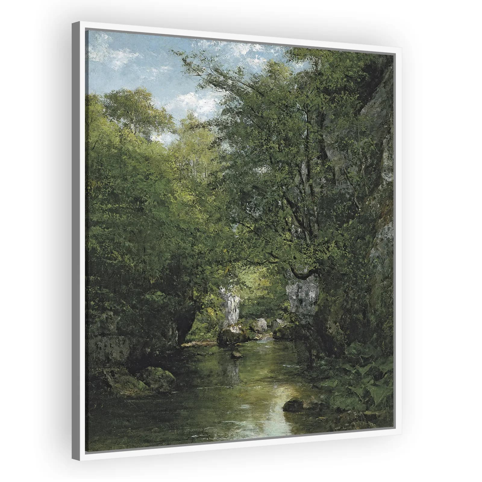 The Water Stream, La Brème by Gustave Courbet - view 5 thumbnail