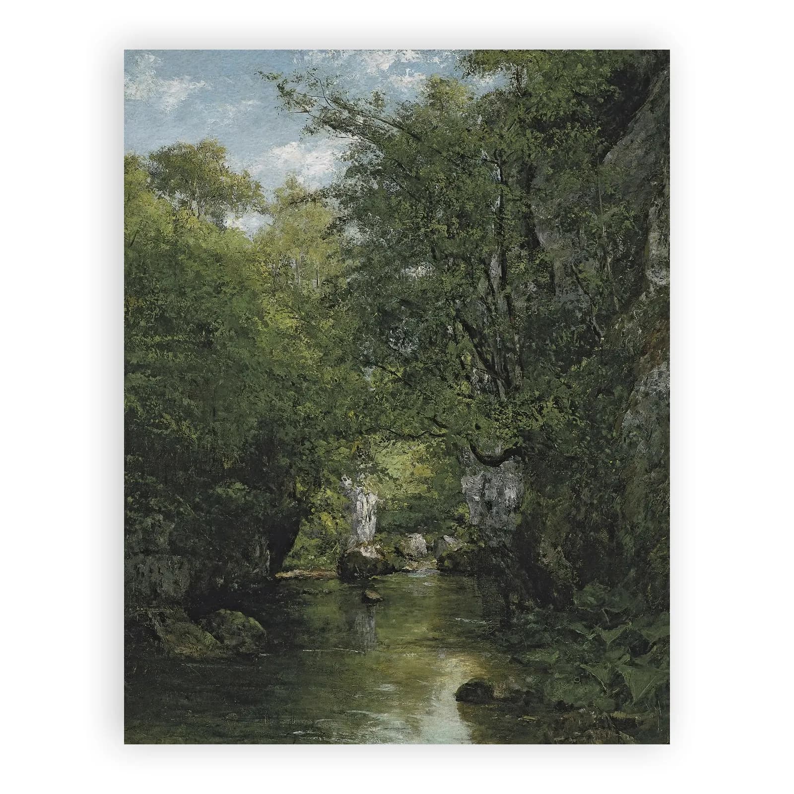The Water Stream, La Brème by Gustave Courbet - view 6 thumbnail