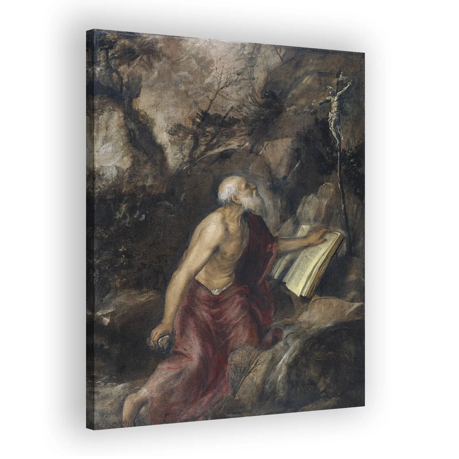 The Penitent Saint Jerome by Titian - view 2 thumbnail