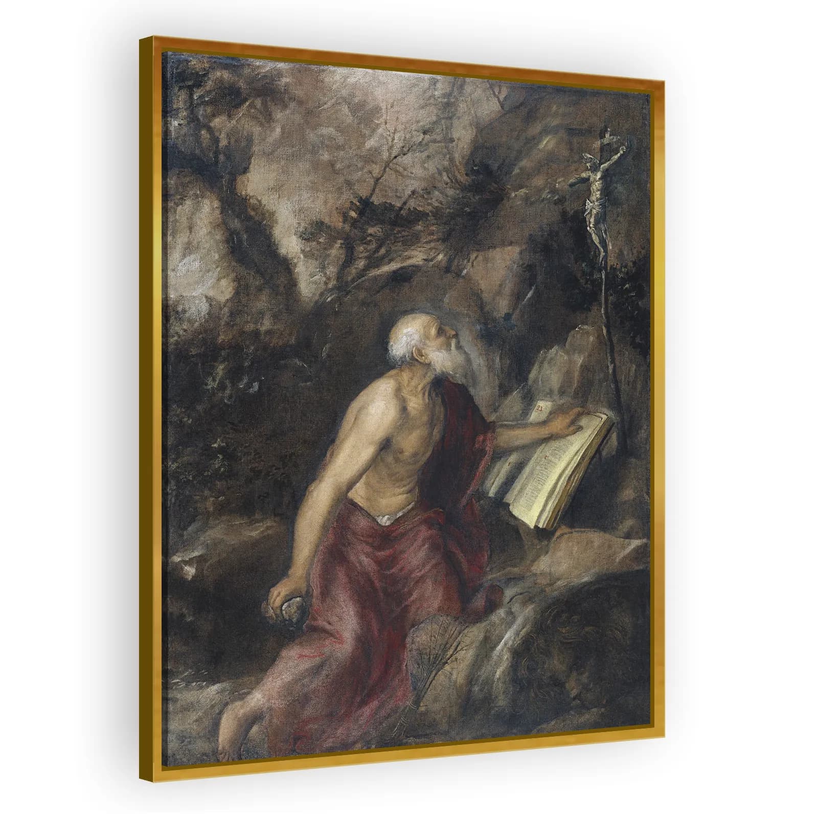 The Penitent Saint Jerome by Titian - view 3 thumbnail
