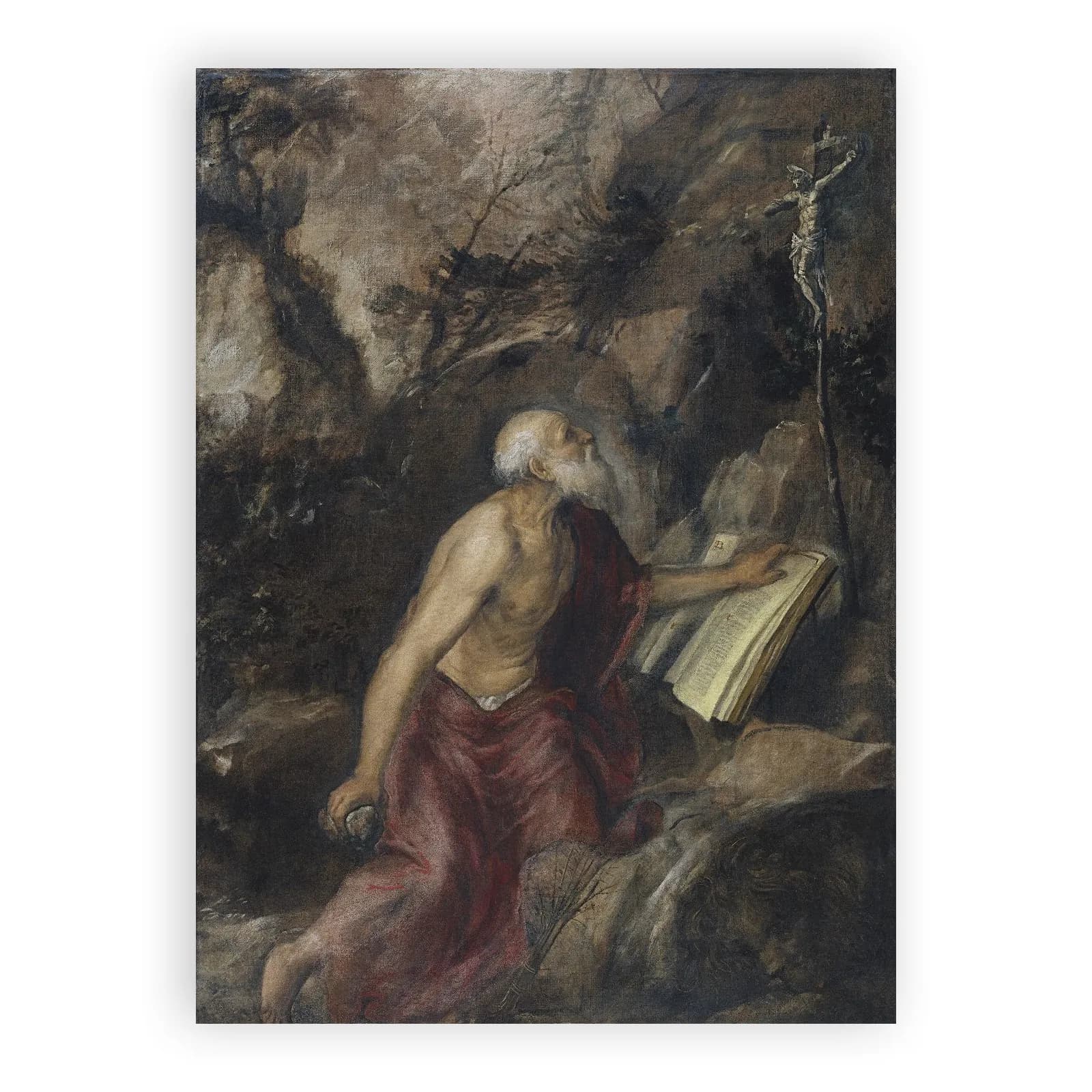 The Penitent Saint Jerome by Titian - view 6 thumbnail