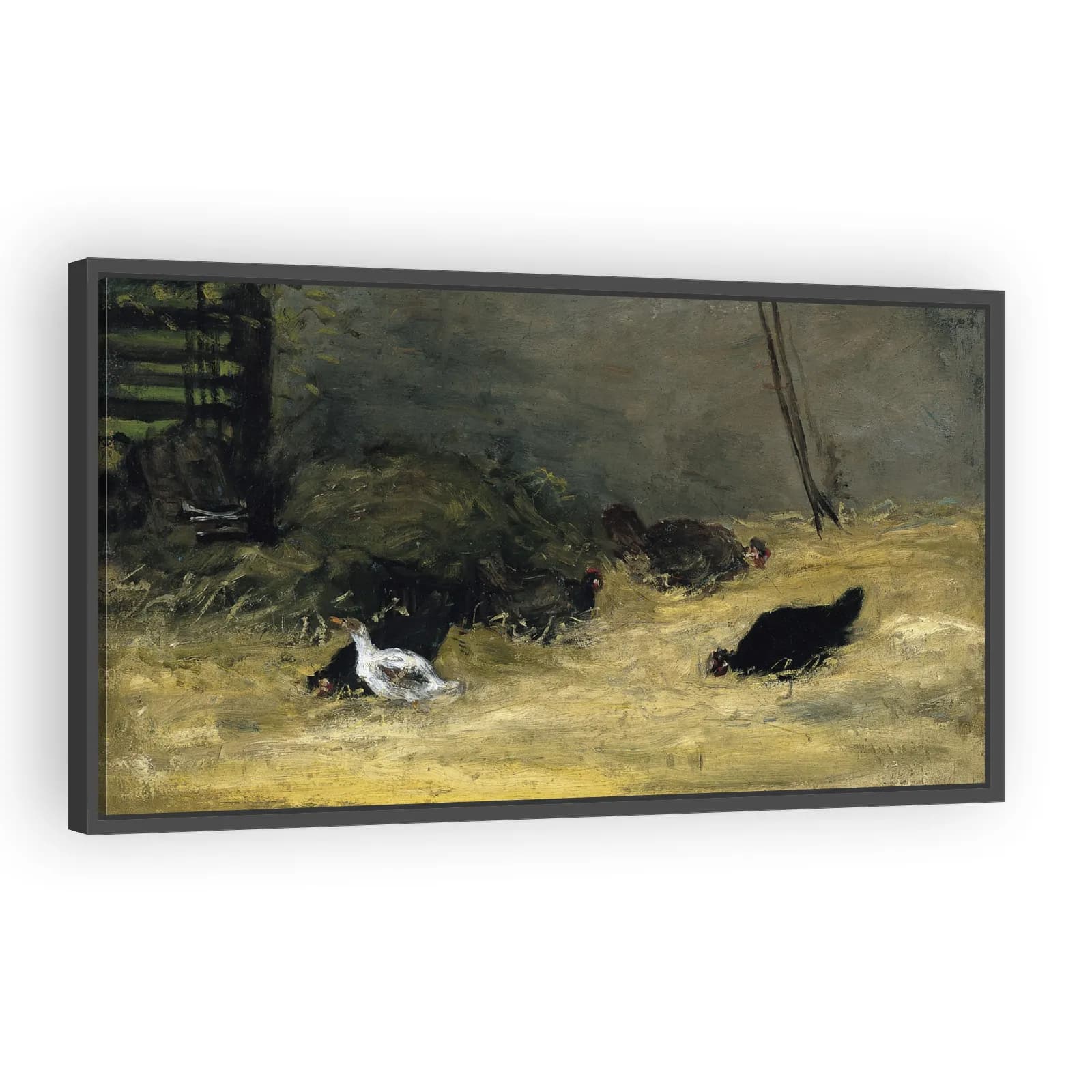 In the Henhouse by Paul Gauguin