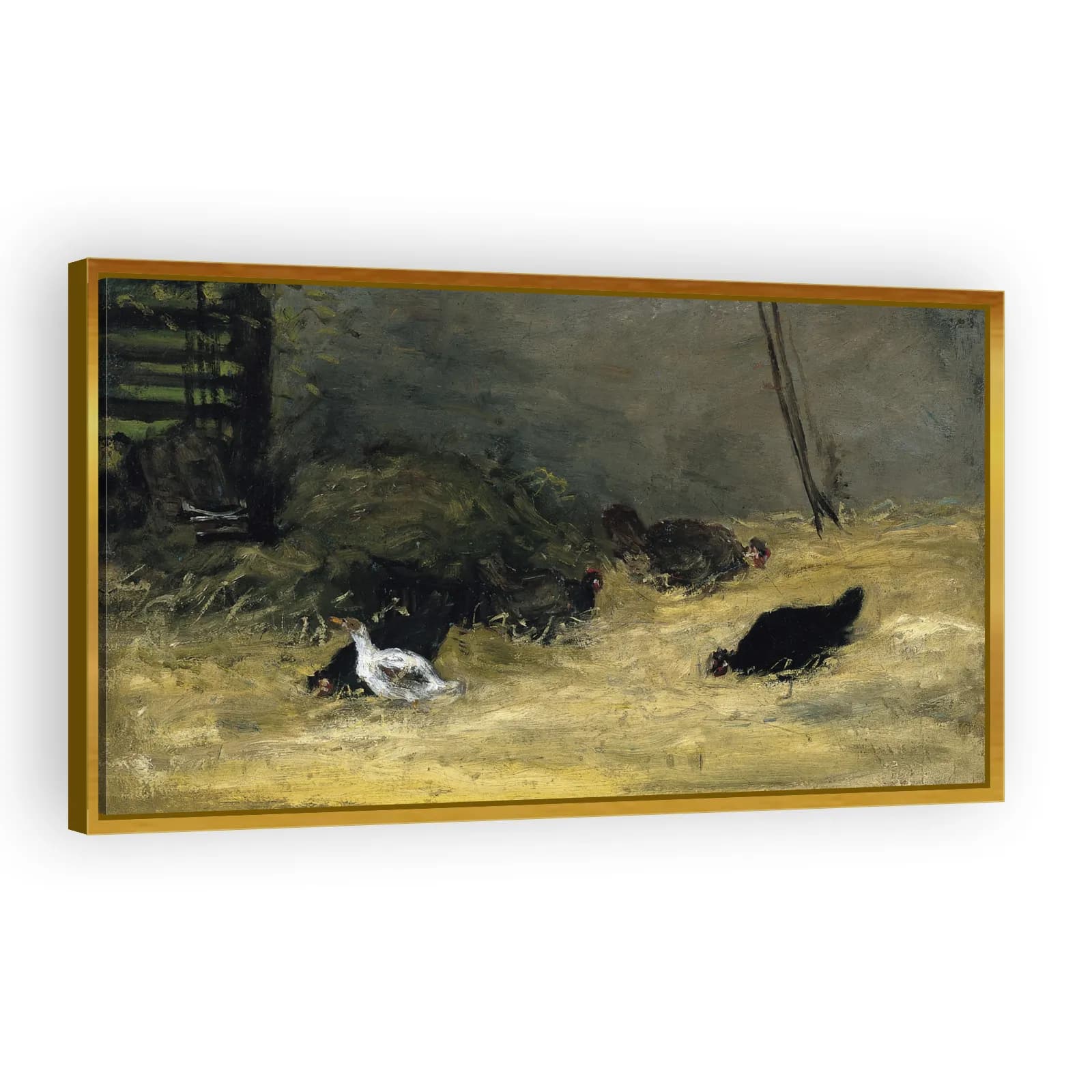 In the Henhouse by Paul Gauguin - view 3 thumbnail