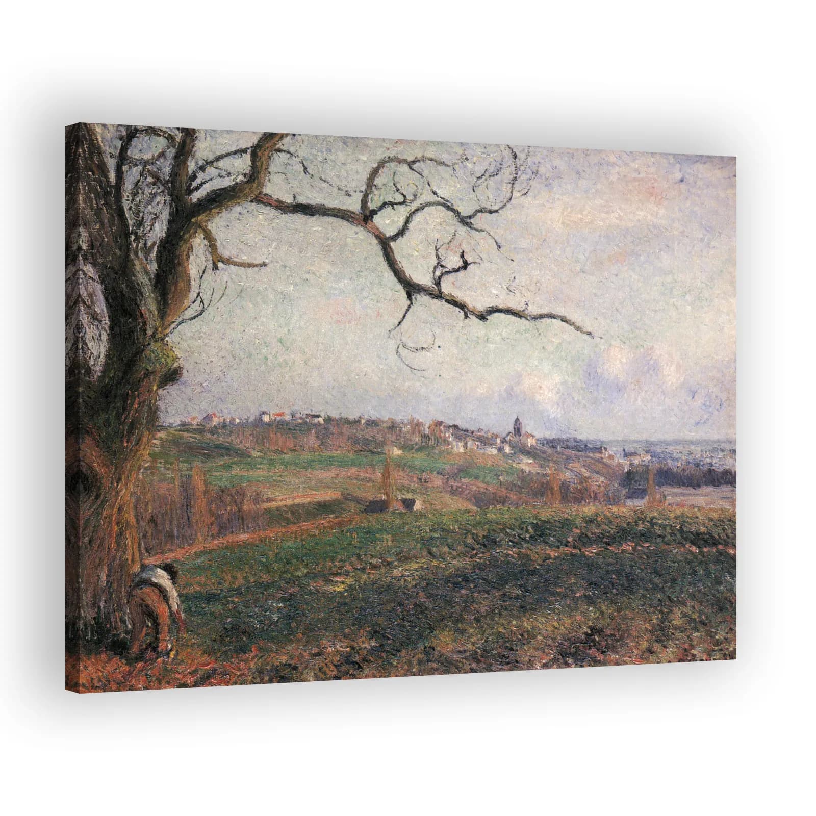 View of the Town of Pontoise by Camille Pissarro - view 2 thumbnail