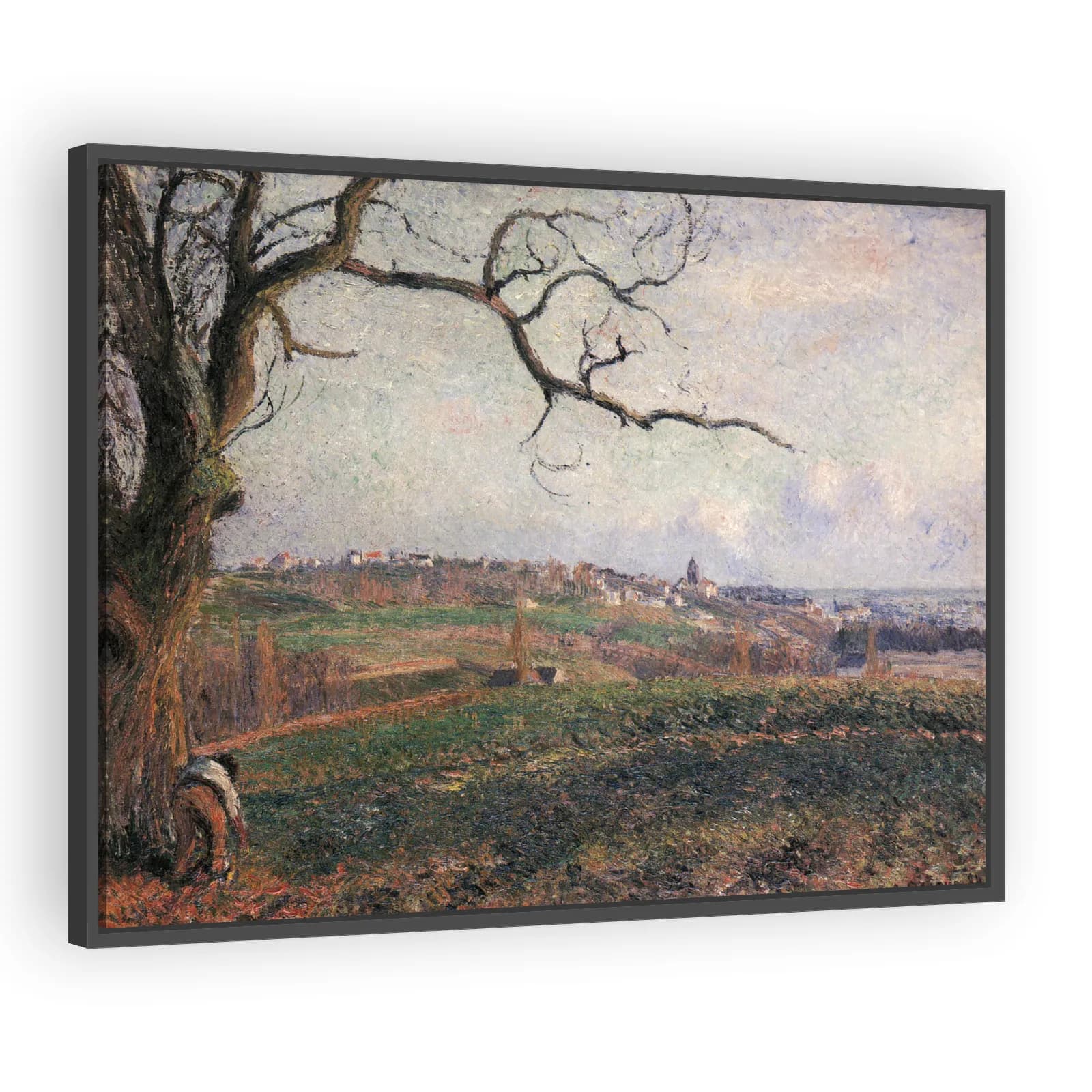 View of the Town of Pontoise by Camille Pissarro
