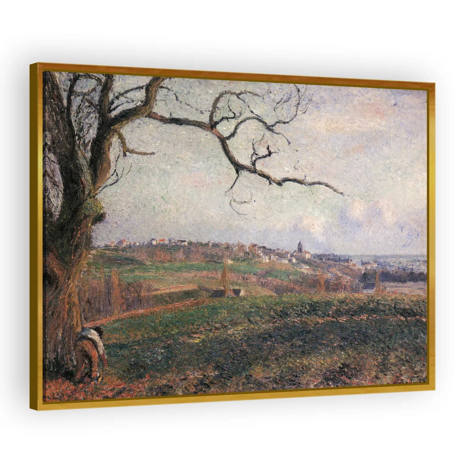 View of the Town of Pontoise by Camille Pissarro - view 3 thumbnail