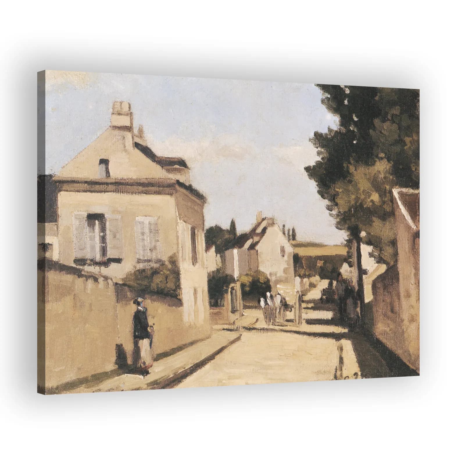 Rue L'Hermitage by Camille Pissarro - view 2 thumbnail
