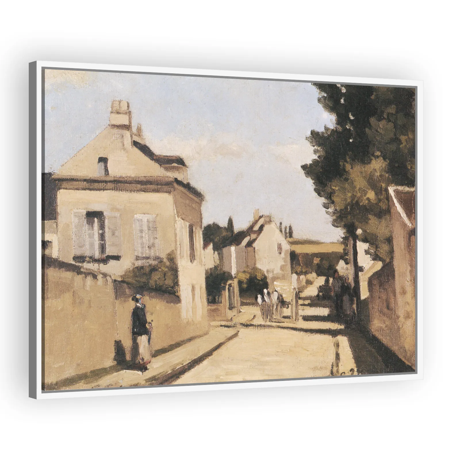 Rue L'Hermitage by Camille Pissarro - view 5 thumbnail