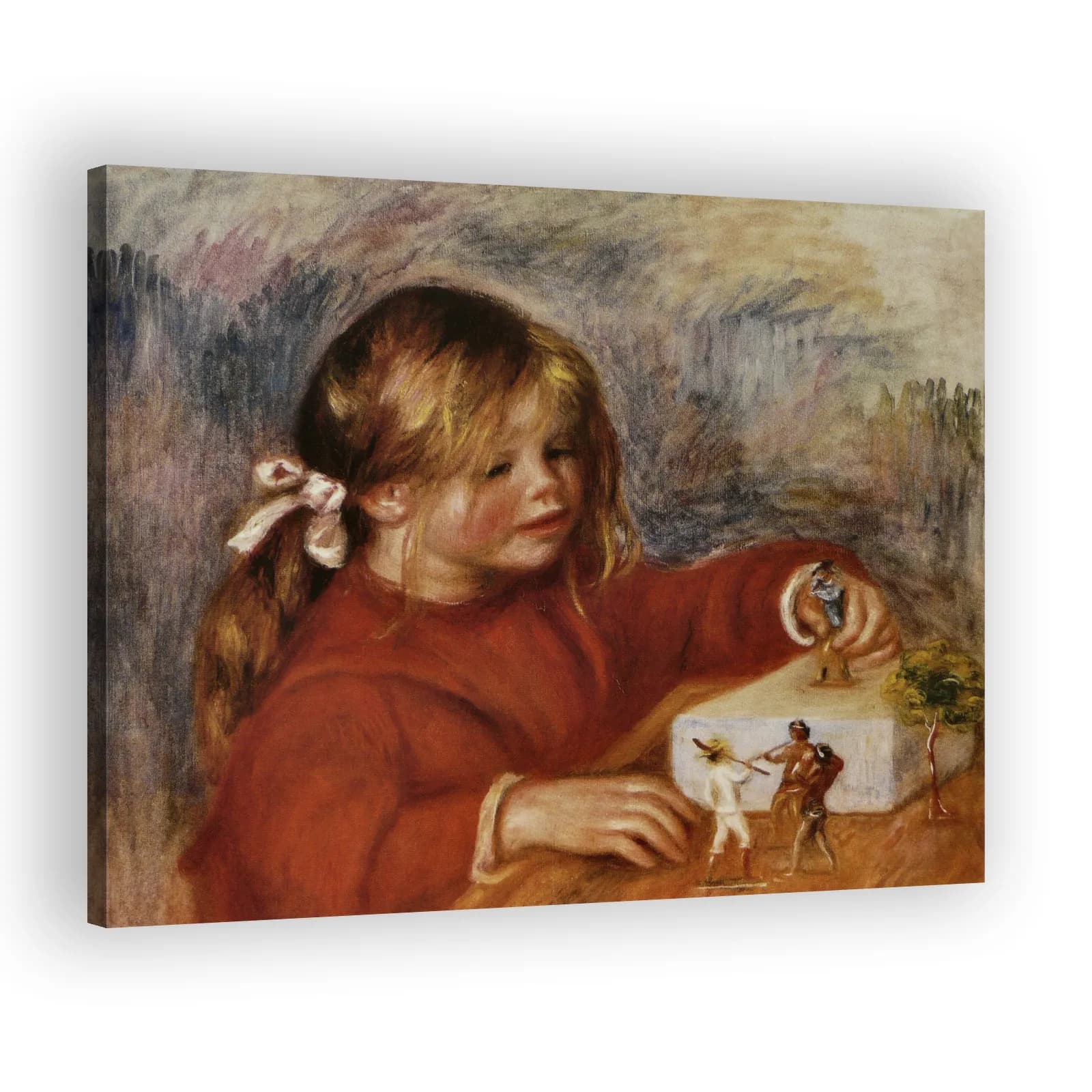 Claude Renoir Playing by Pierre Auguste Renoir - view 2 thumbnail