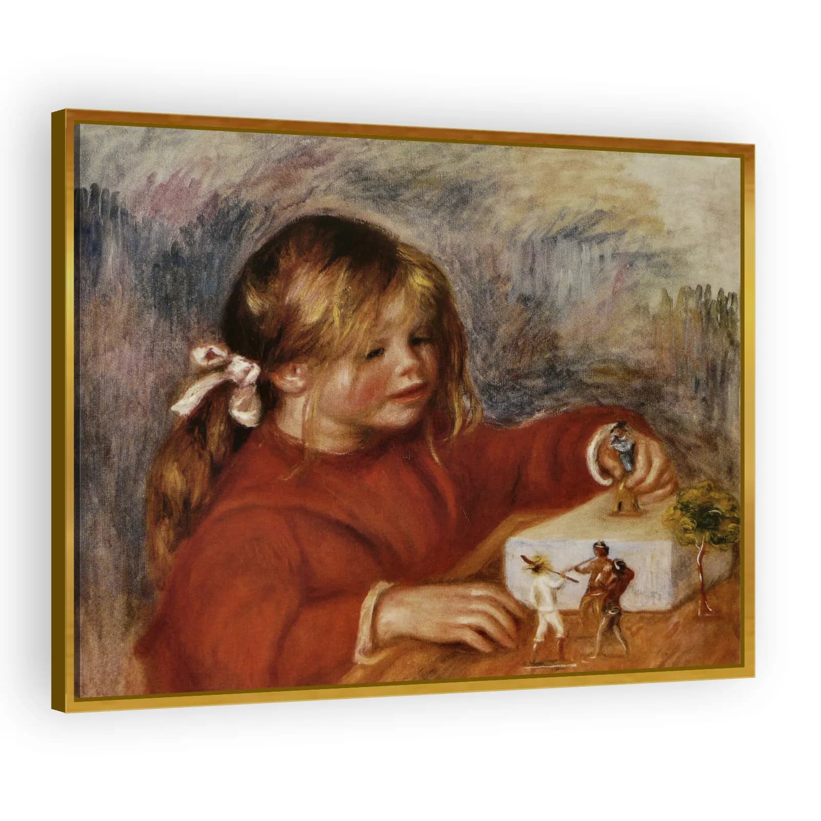 Claude Renoir Playing by Pierre Auguste Renoir - view 3 thumbnail