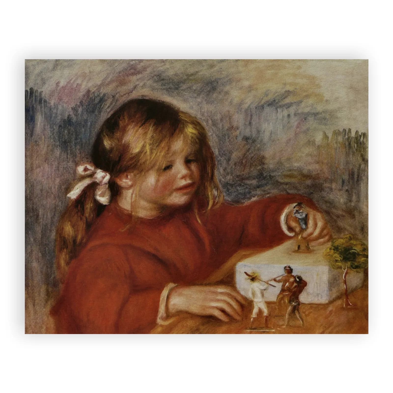 Claude Renoir Playing by Pierre Auguste Renoir - view 6 thumbnail