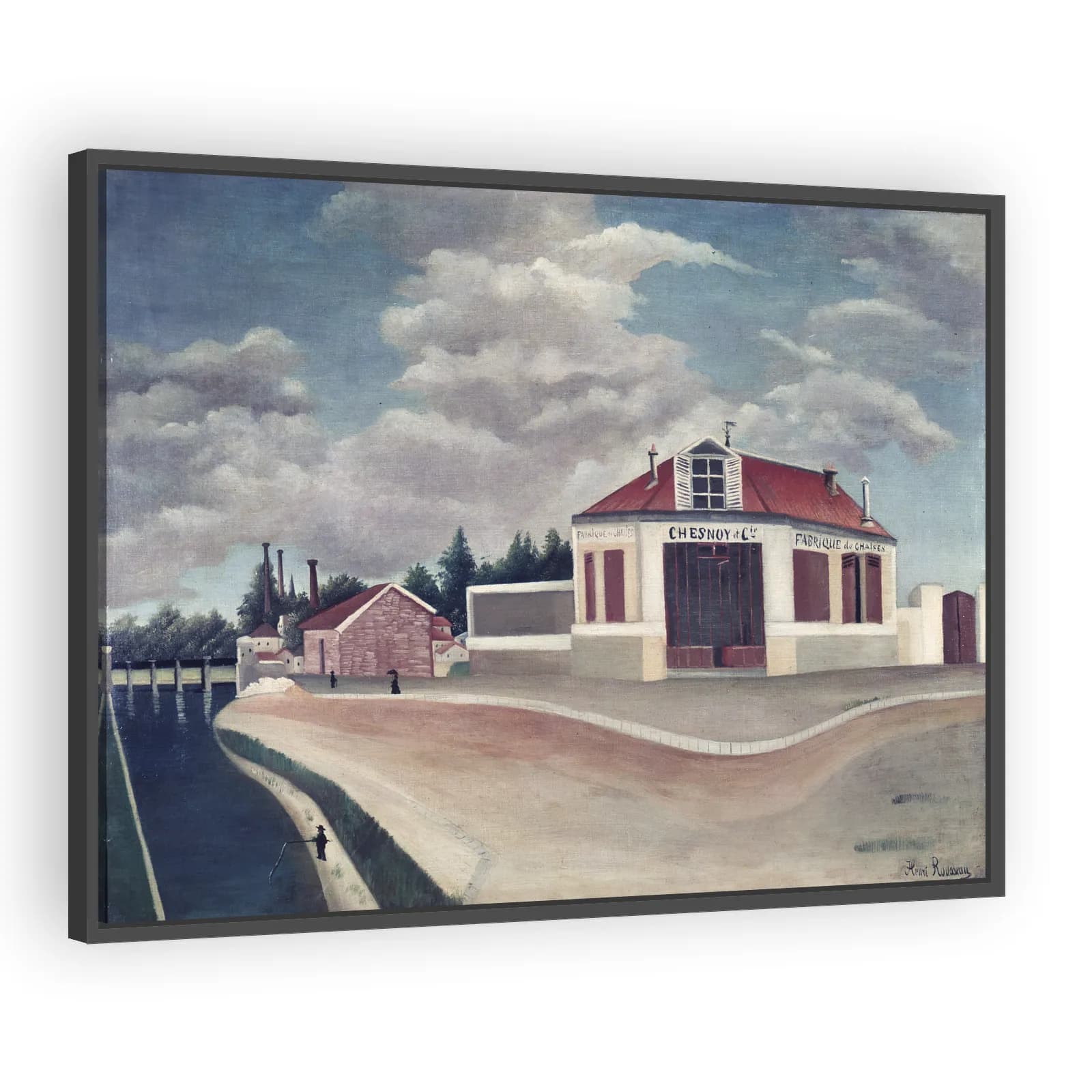 The Chair Factory in Alfortville by Henri Rousseau
