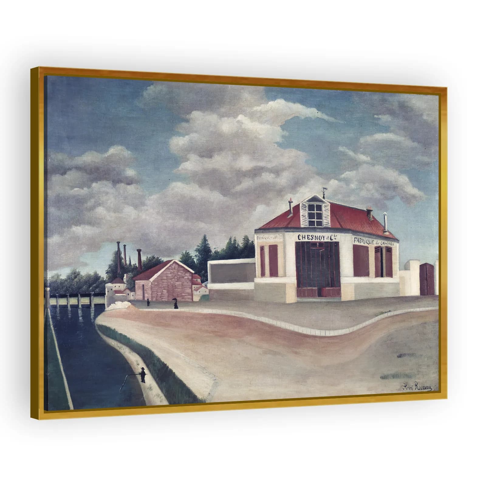The Chair Factory in Alfortville by Henri Rousseau - view 3 thumbnail