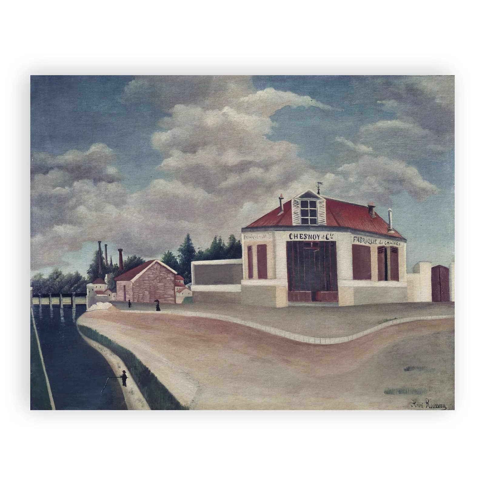 The Chair Factory in Alfortville by Henri Rousseau - view 6 thumbnail