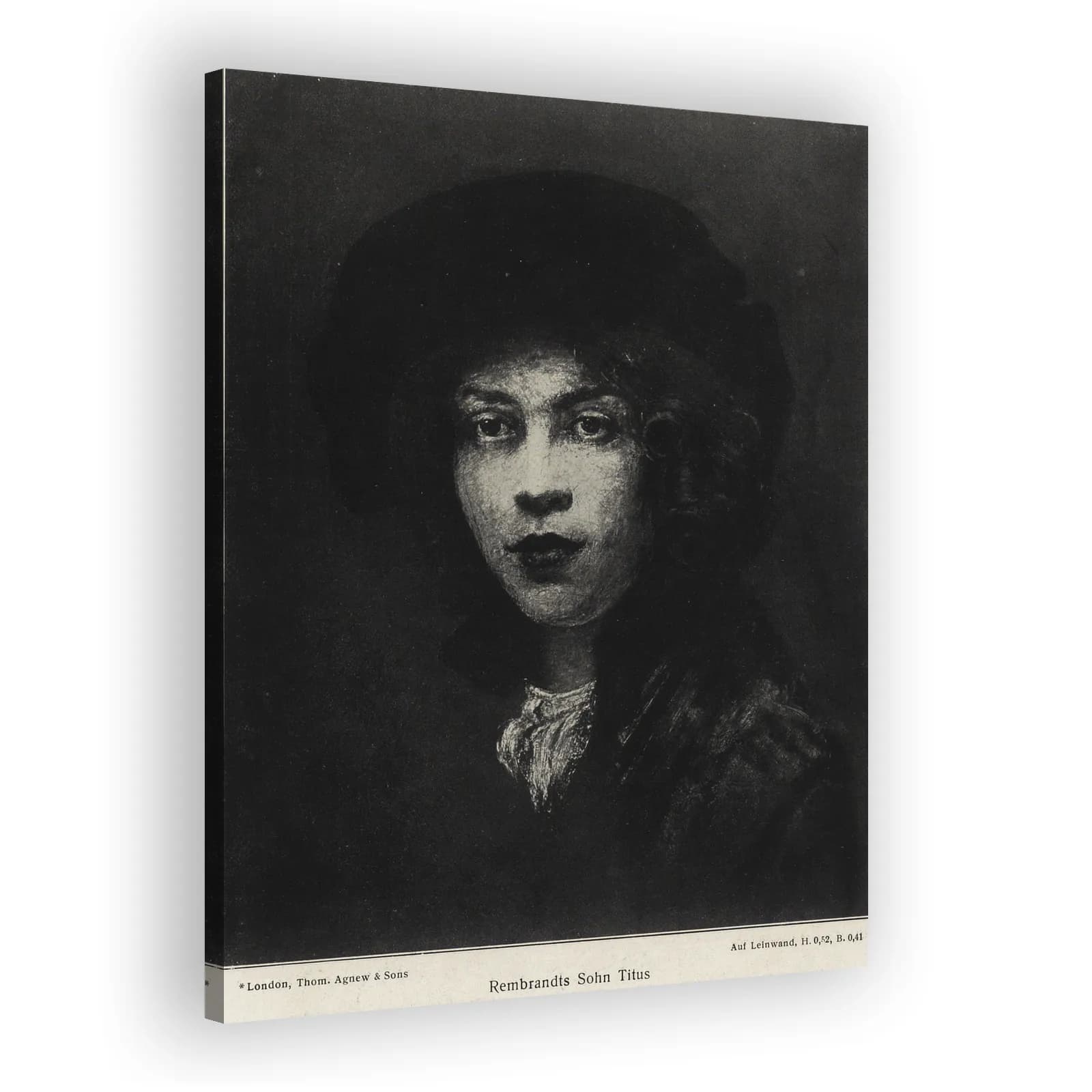 Portrait of Titus (overpaint removed 1908–1935) by Rembrandt Van Rijn - view 2 thumbnail