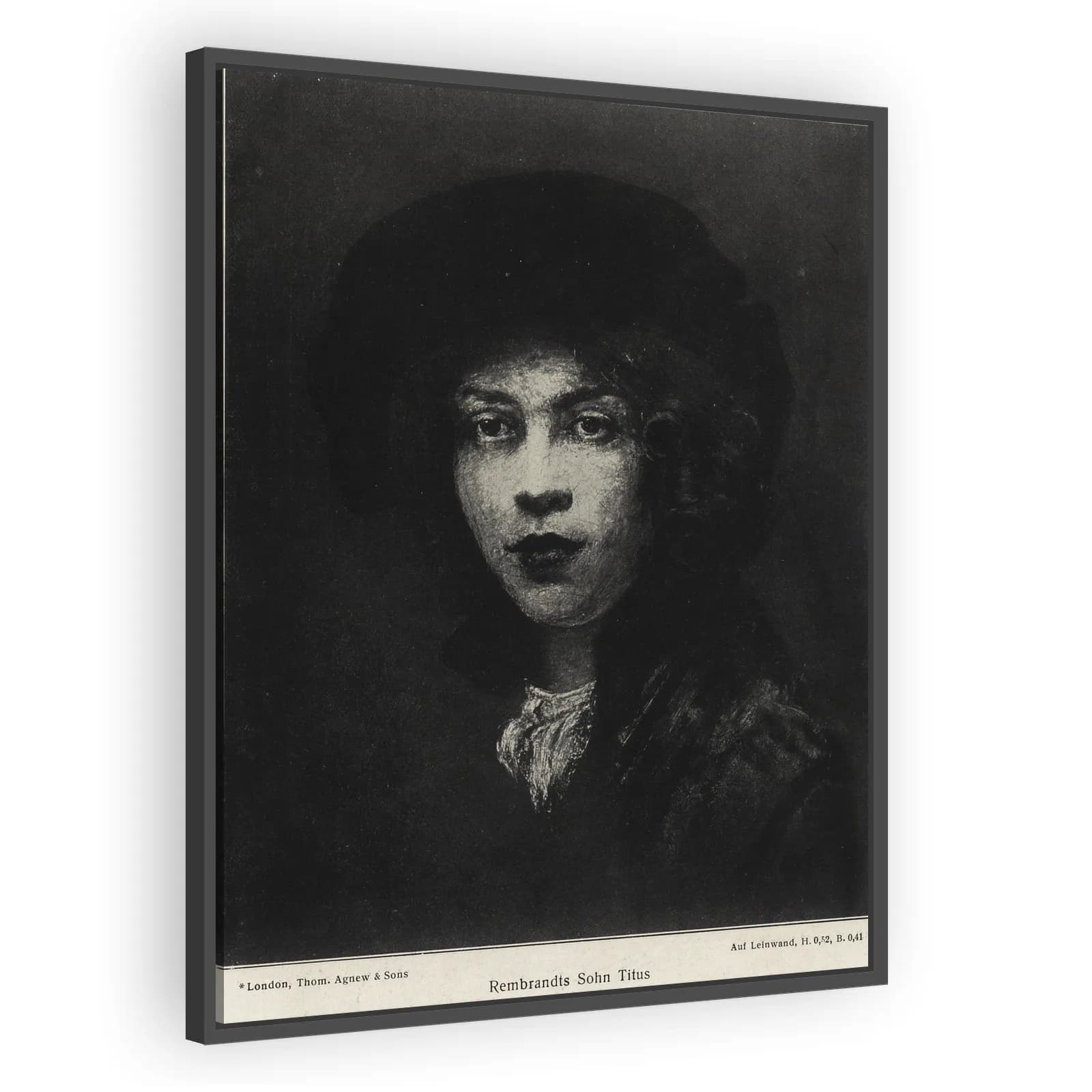 Portrait of Titus (overpaint removed 1908–1935) by Rembrandt Van Rijn