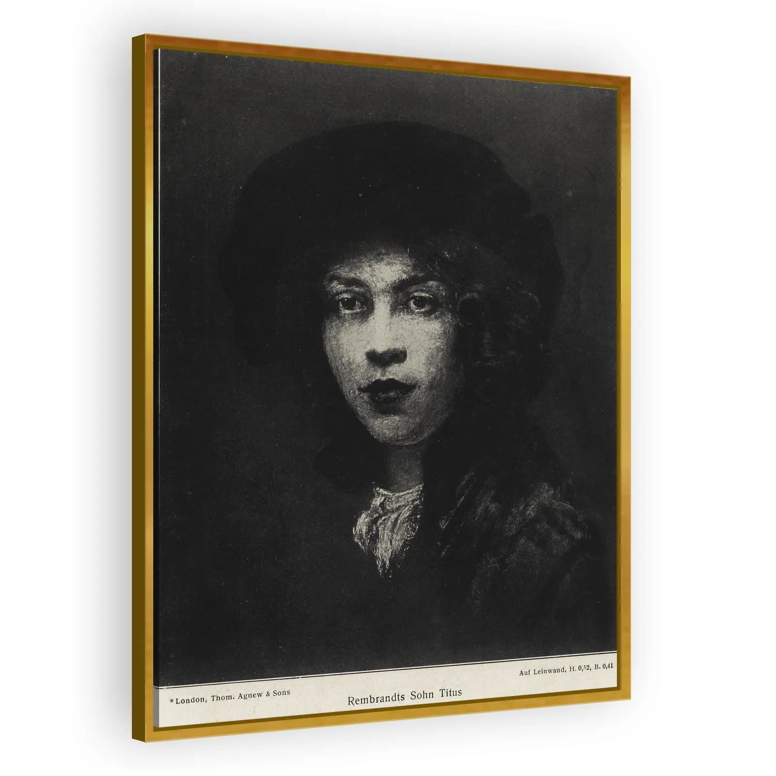 Portrait of Titus (overpaint removed 1908–1935) by Rembrandt Van Rijn - view 3 thumbnail