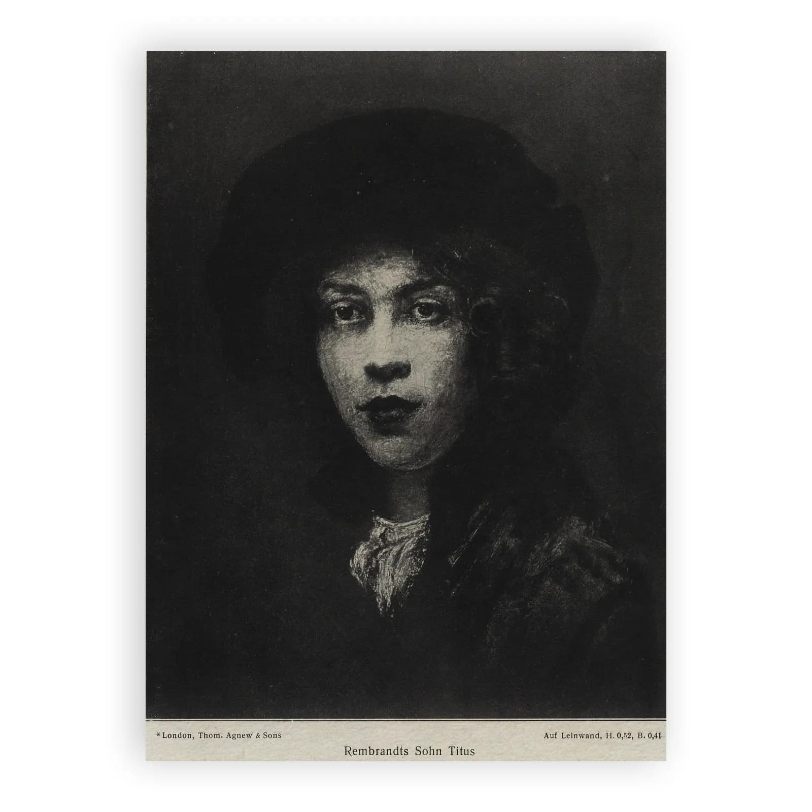 Portrait of Titus (overpaint removed 1908–1935) by Rembrandt Van Rijn - view 6 thumbnail