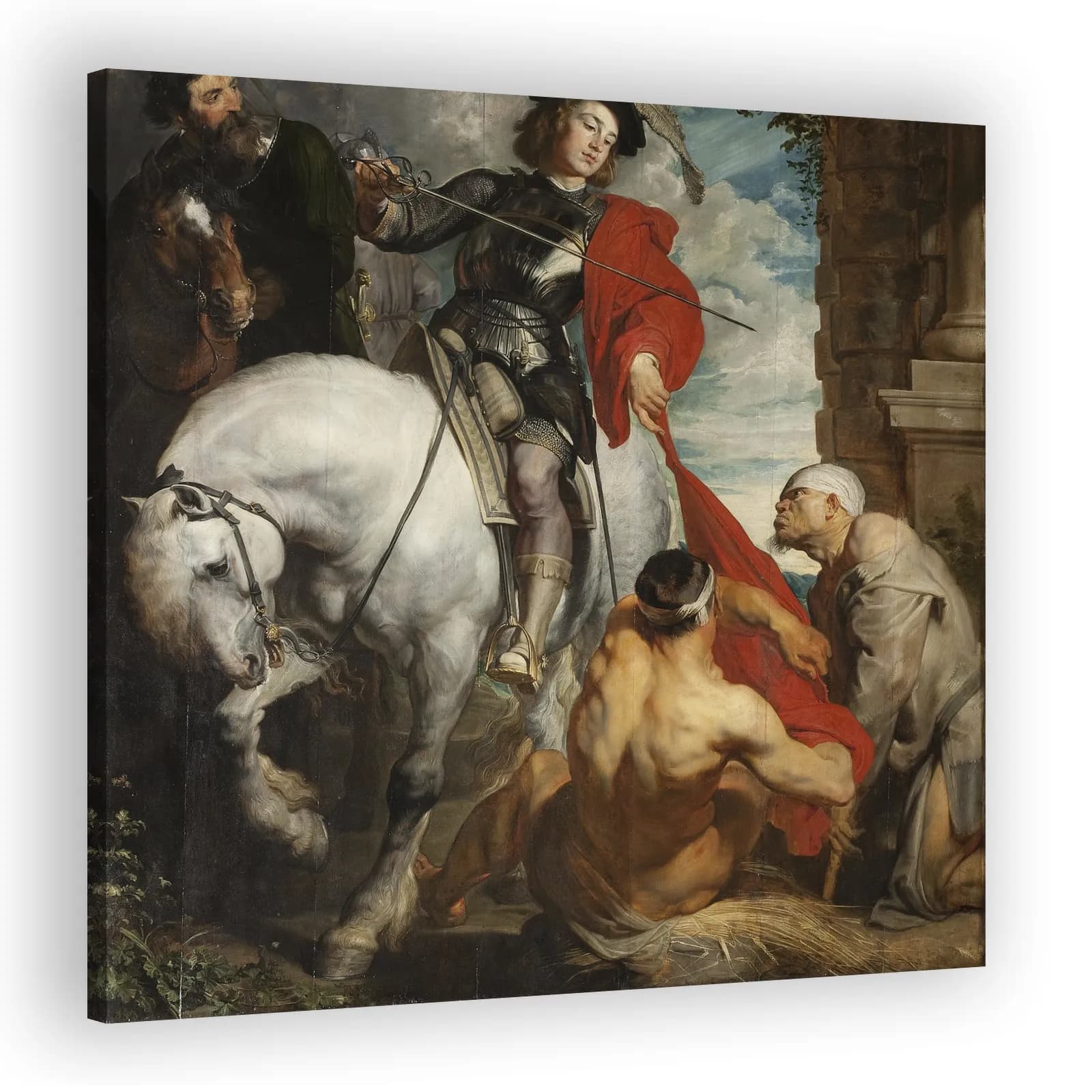 Saint Martin Dividing His Cloak by Anthony Van Dyck - view 2 thumbnail