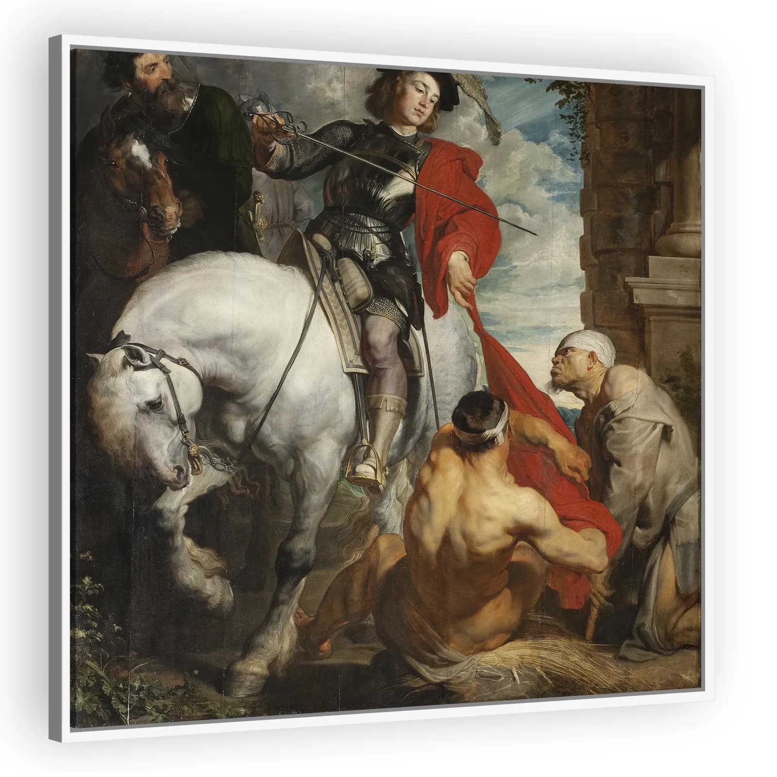Saint Martin Dividing His Cloak by Anthony Van Dyck - view 5 thumbnail