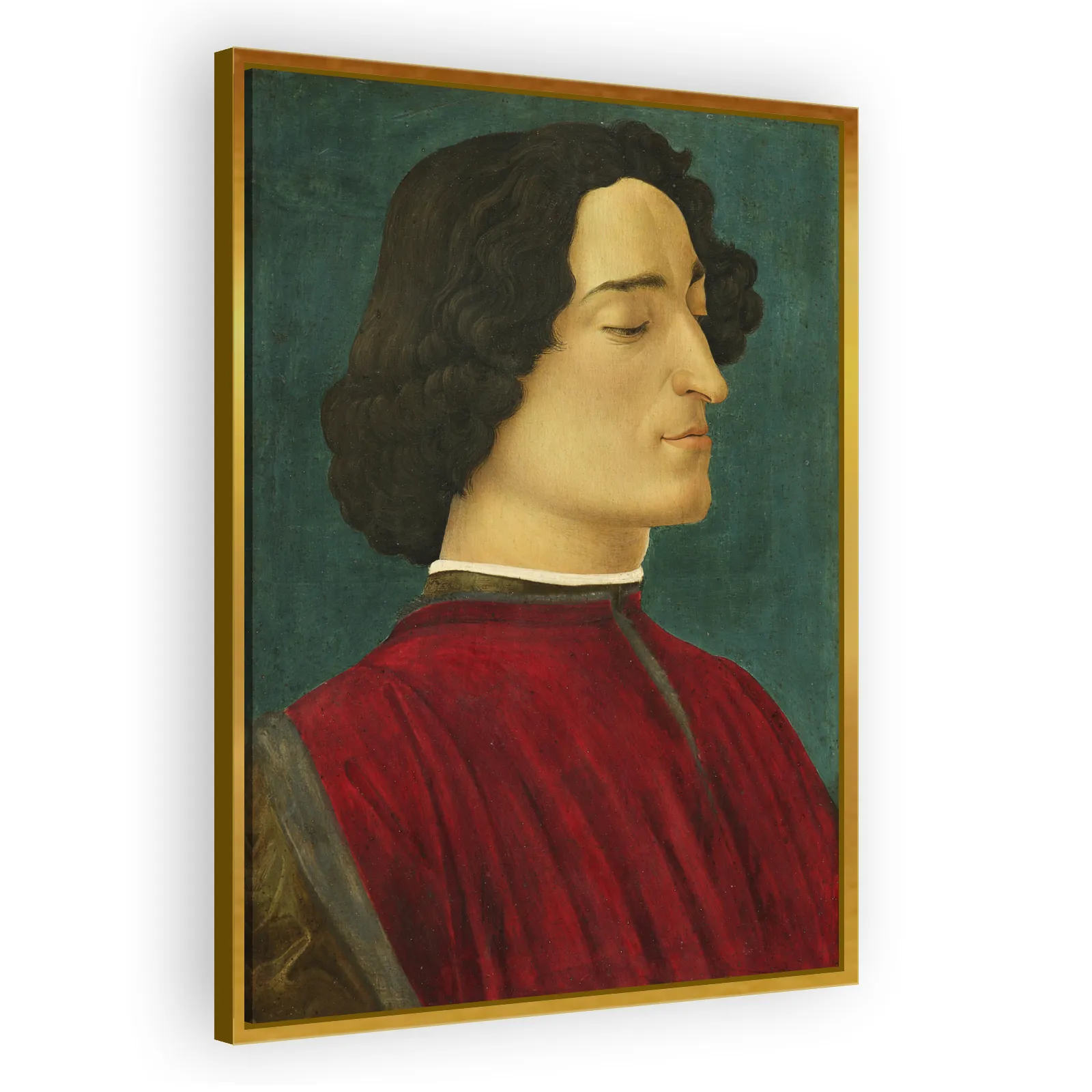 Portrait of Giuliano de' Medici by Sandro Botticelli - view 3 thumbnail