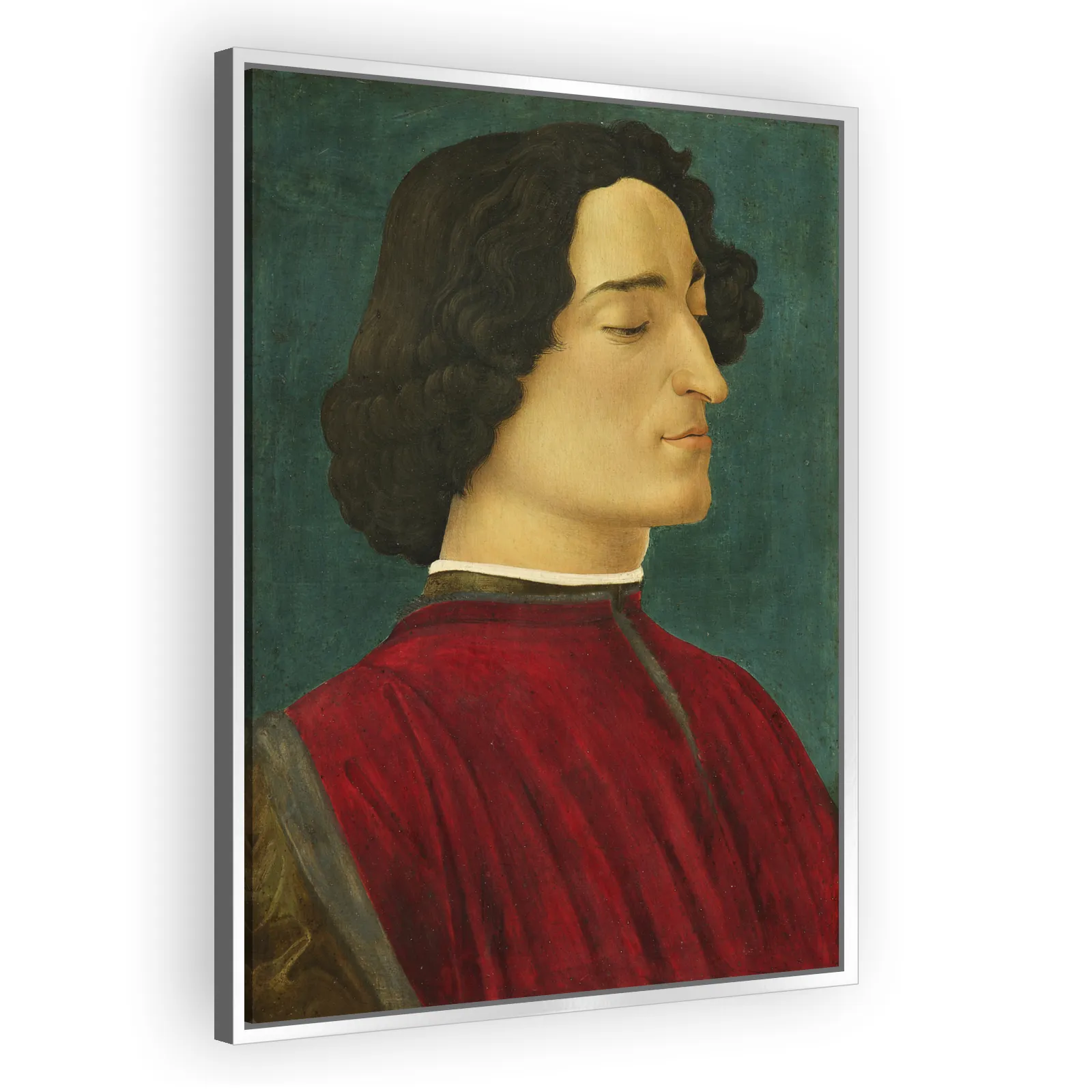 Portrait of Giuliano de' Medici by Sandro Botticelli - view 4 thumbnail