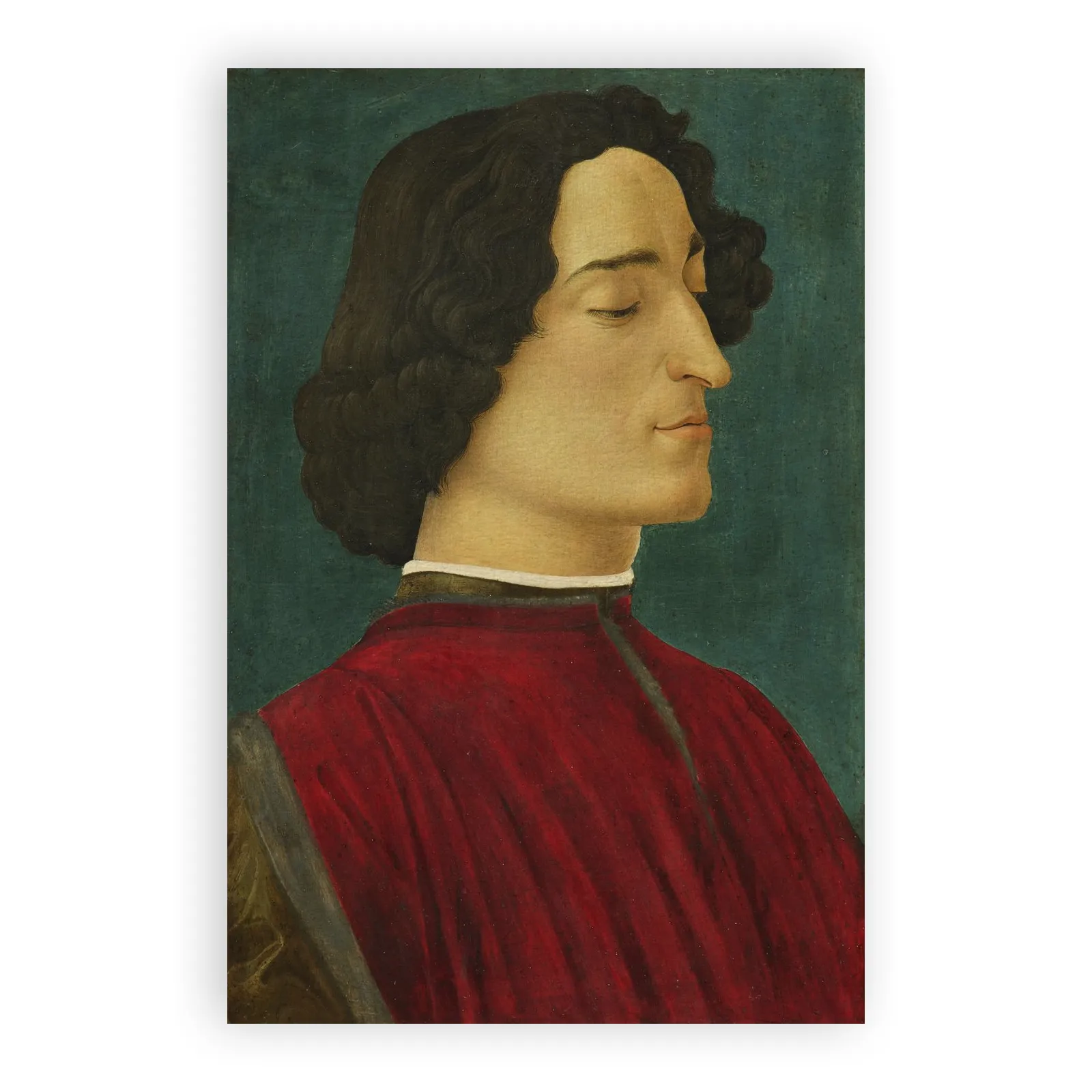 Portrait of Giuliano de' Medici by Sandro Botticelli - view 6 thumbnail