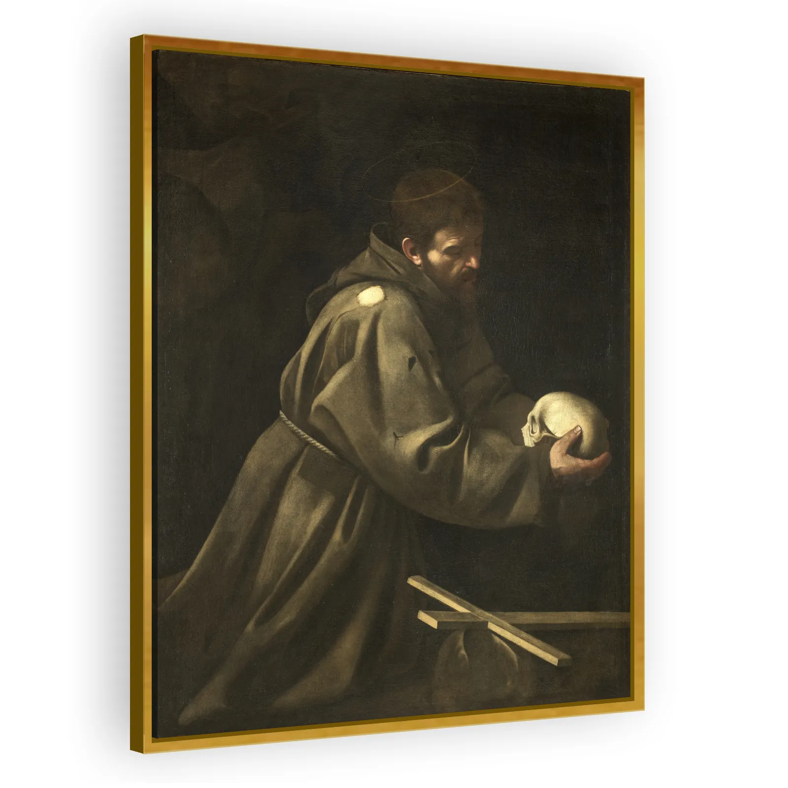 Saint Francis in Meditation by Caravaggio - view 3 thumbnail