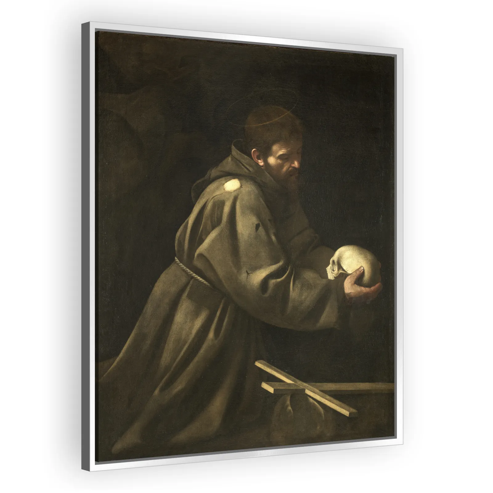 Saint Francis in Meditation by Caravaggio - view 4 thumbnail