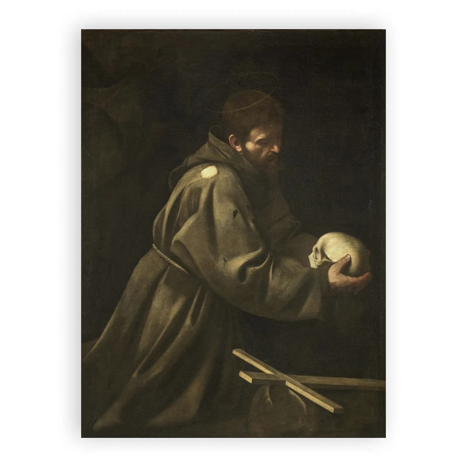 Saint Francis in Meditation by Caravaggio - view 6 thumbnail