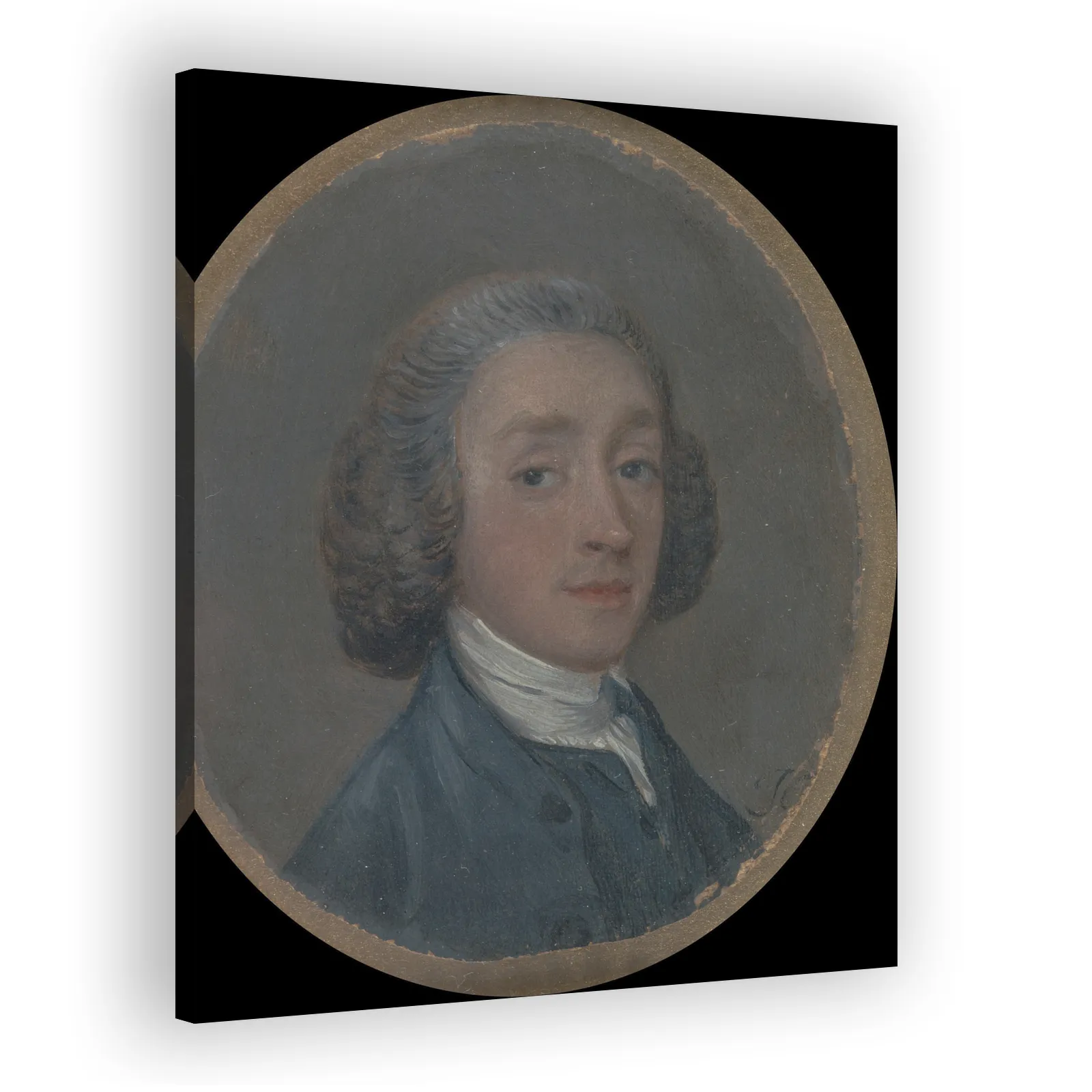 Portrait of a Young Man with Powdered Hair by Thomas Gainsborough - view 2 thumbnail