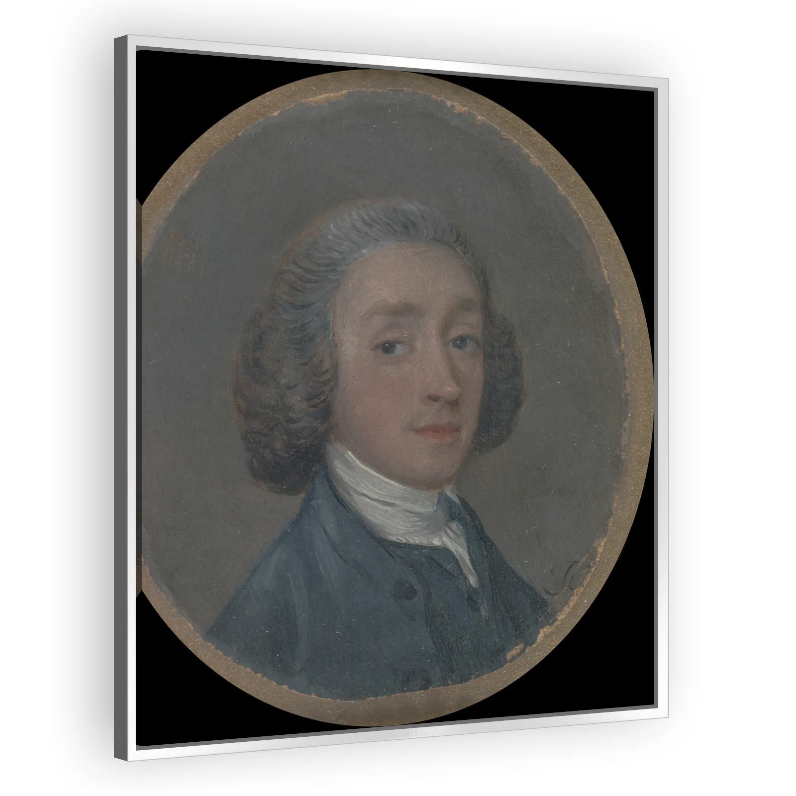 Portrait of a Young Man with Powdered Hair by Thomas Gainsborough - view 4 thumbnail