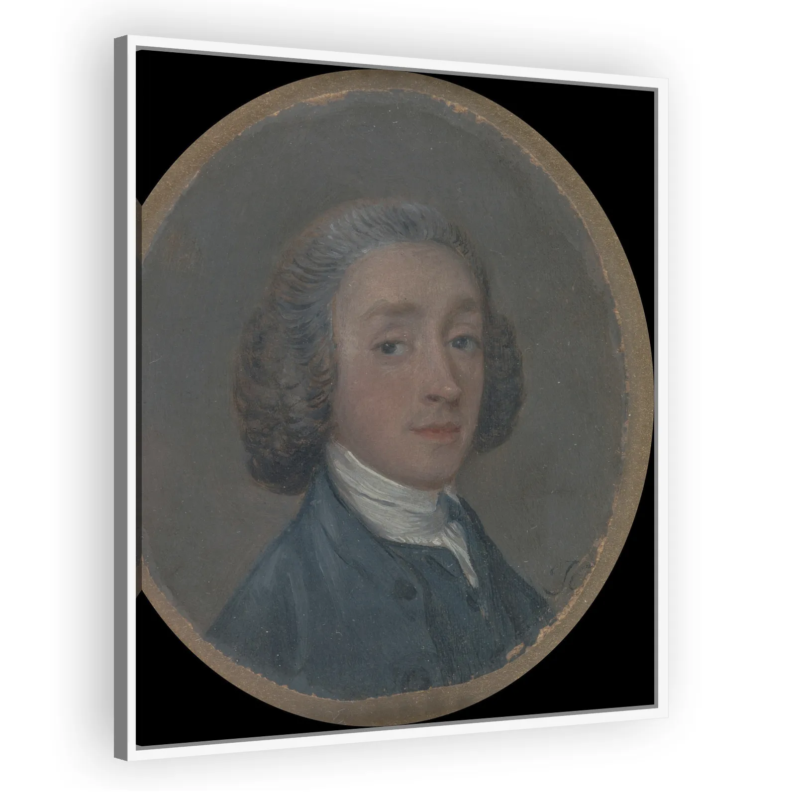 Portrait of a Young Man with Powdered Hair by Thomas Gainsborough - view 5 thumbnail