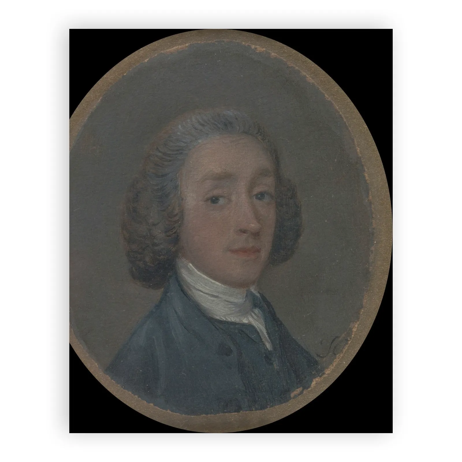 Portrait of a Young Man with Powdered Hair by Thomas Gainsborough - view 6 thumbnail