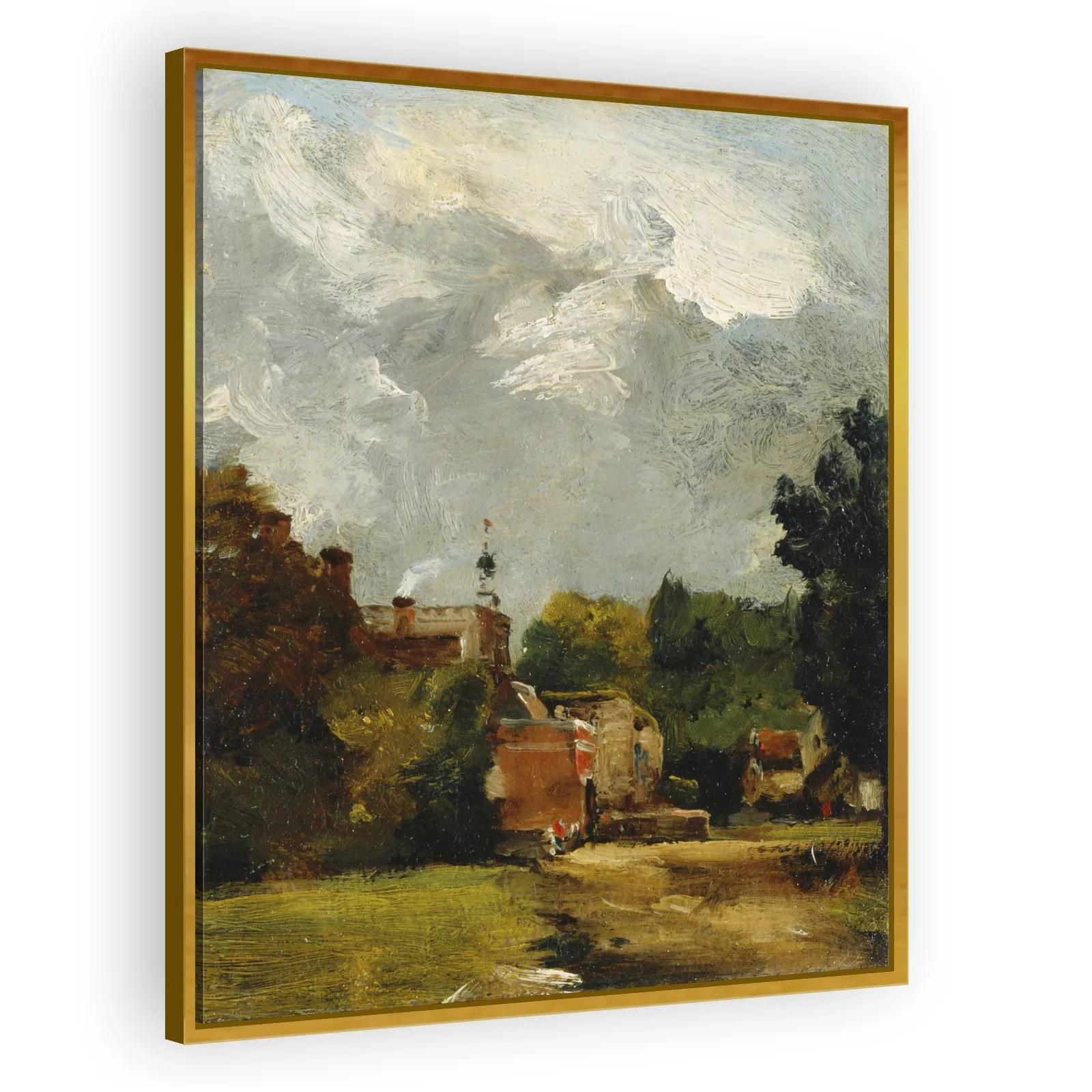 East Bergholt Church by John Constable - view 3 thumbnail