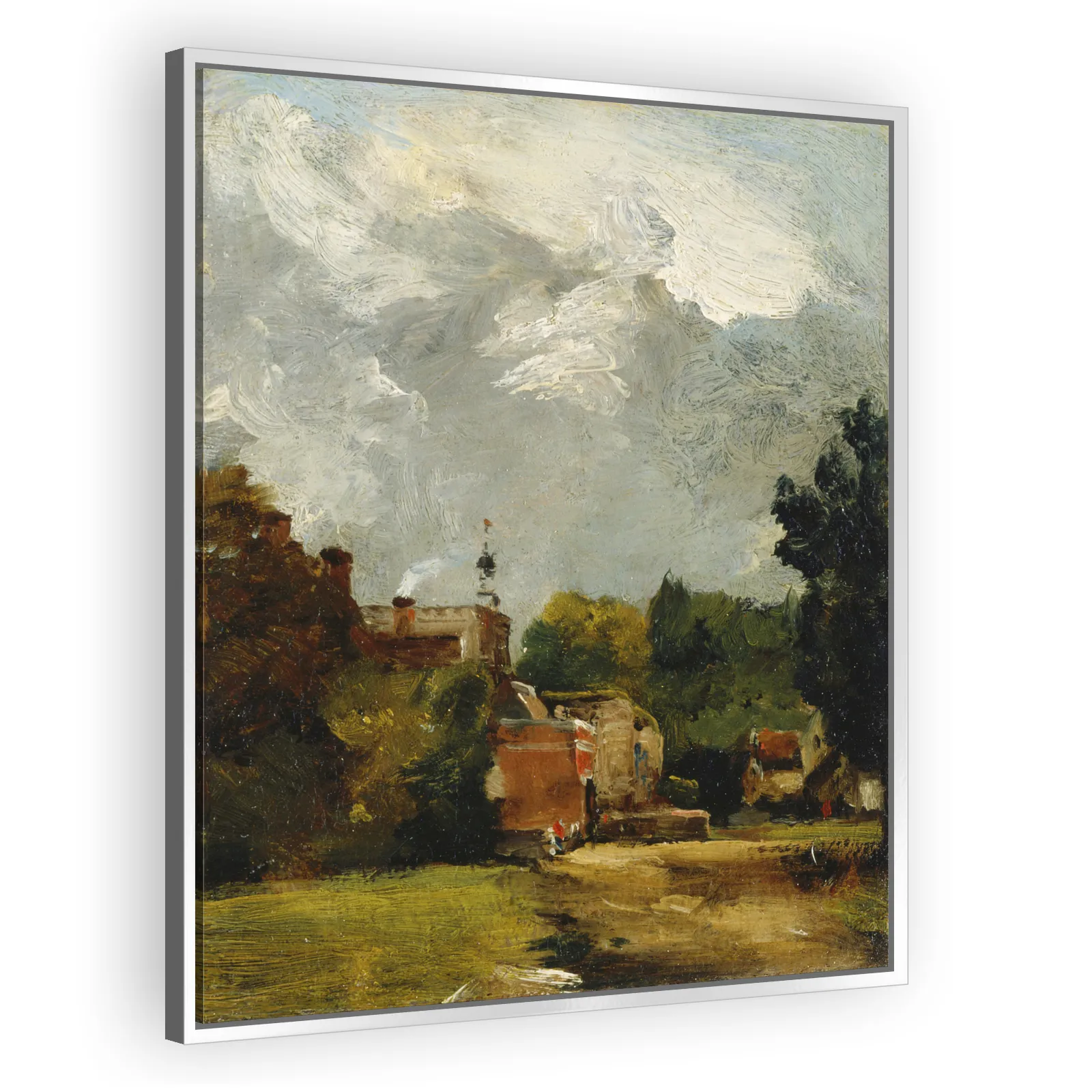 East Bergholt Church by John Constable - view 4 thumbnail