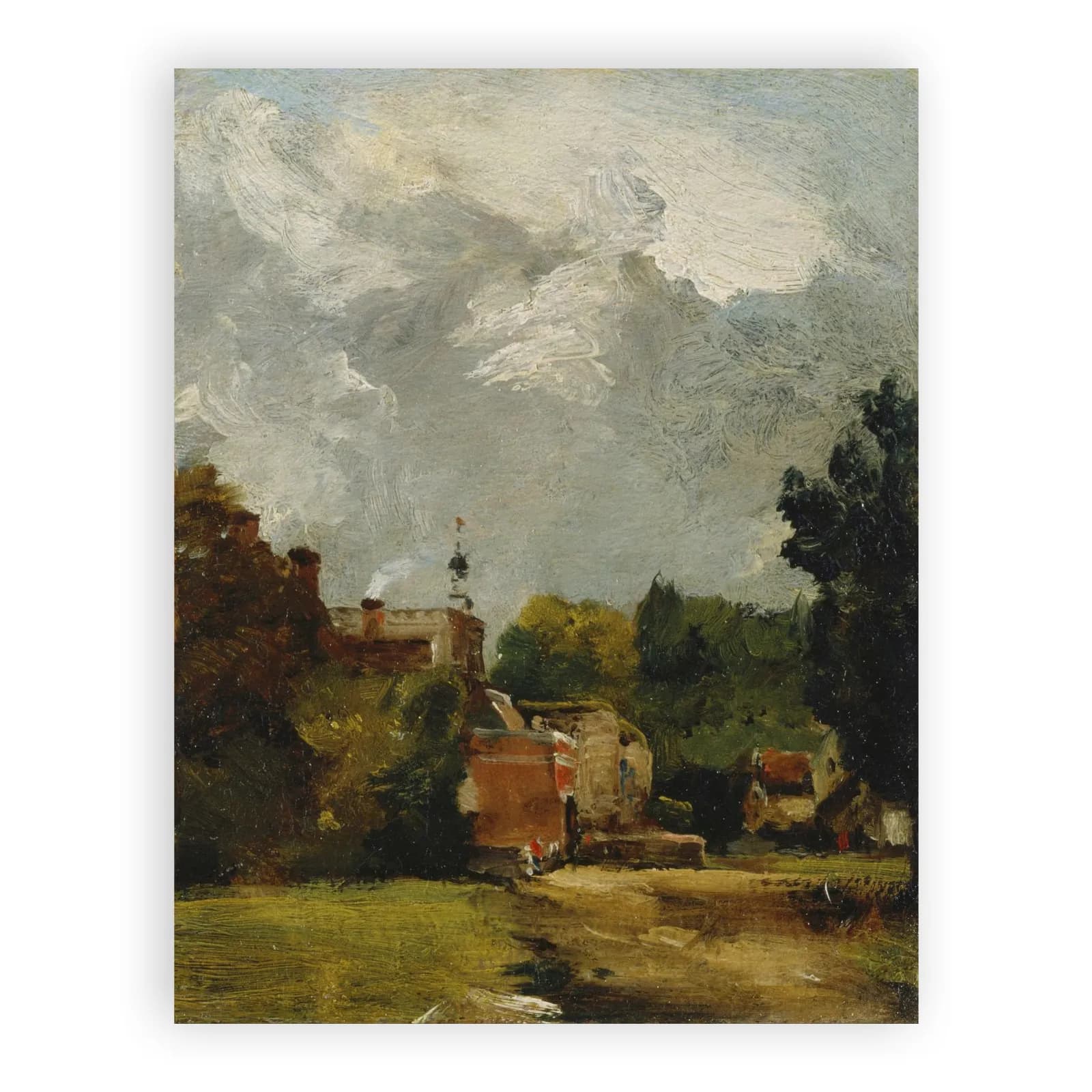 East Bergholt Church by John Constable - view 6 thumbnail
