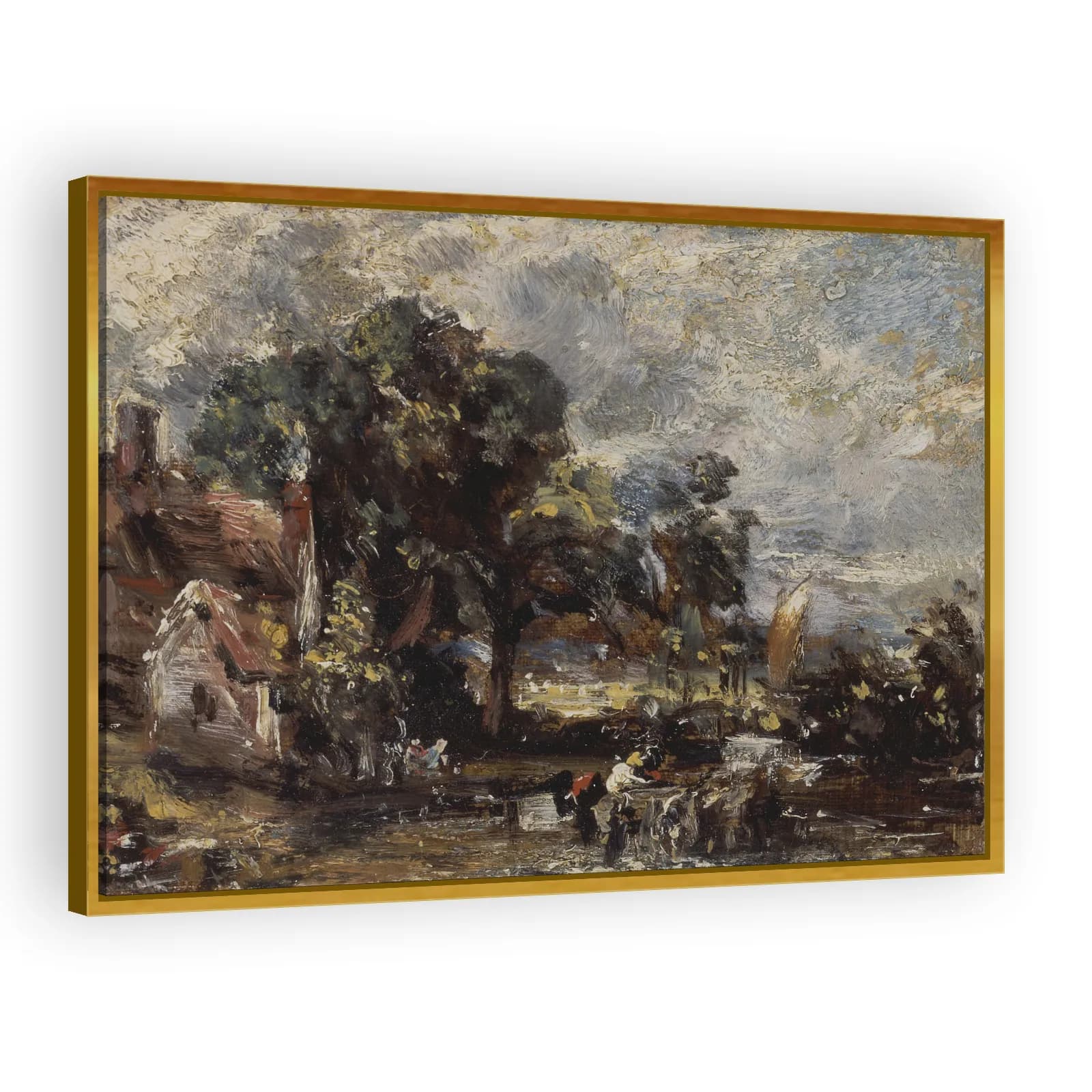 Sketch for The Haywain by John Constable - view 3 thumbnail