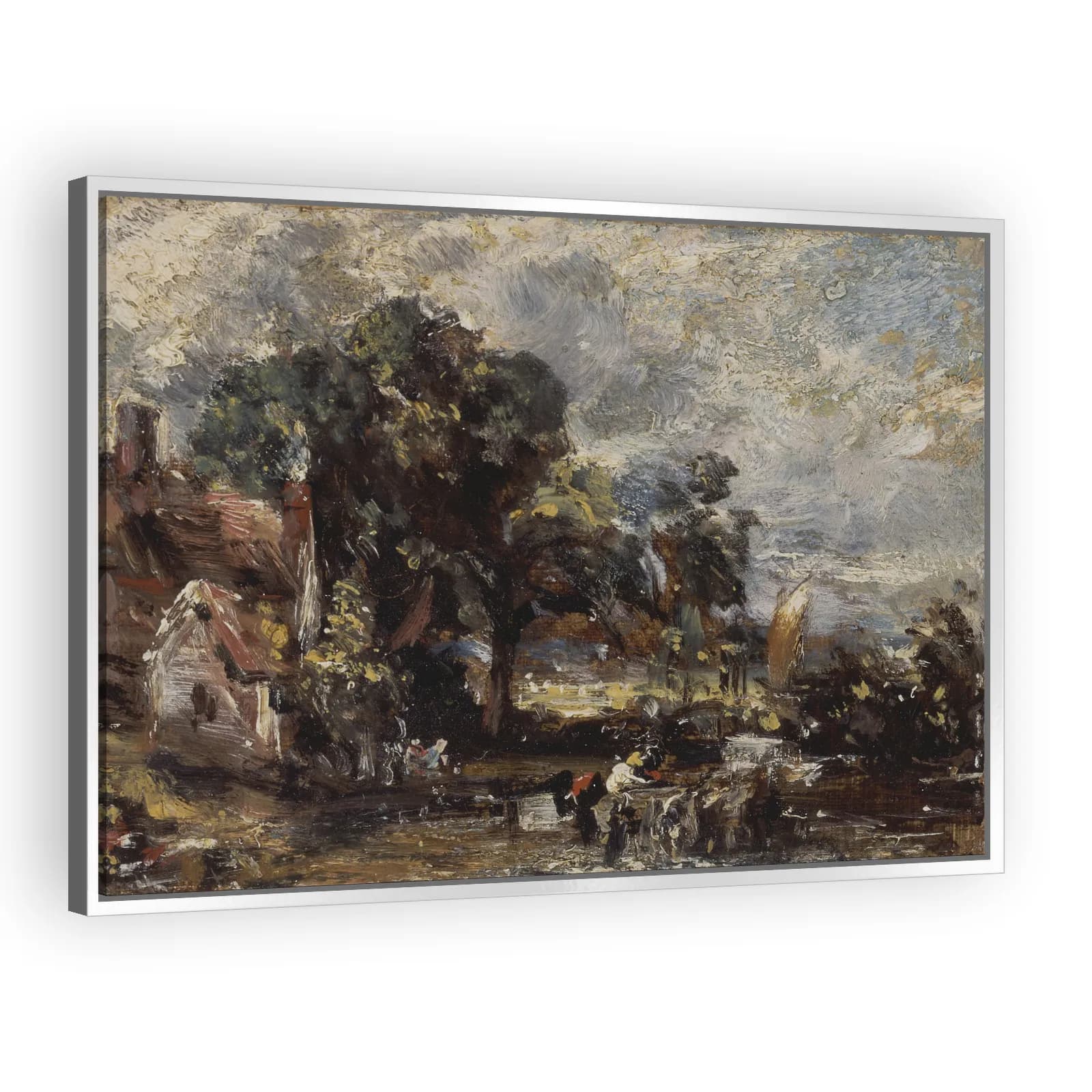 Sketch for The Haywain by John Constable - view 4 thumbnail