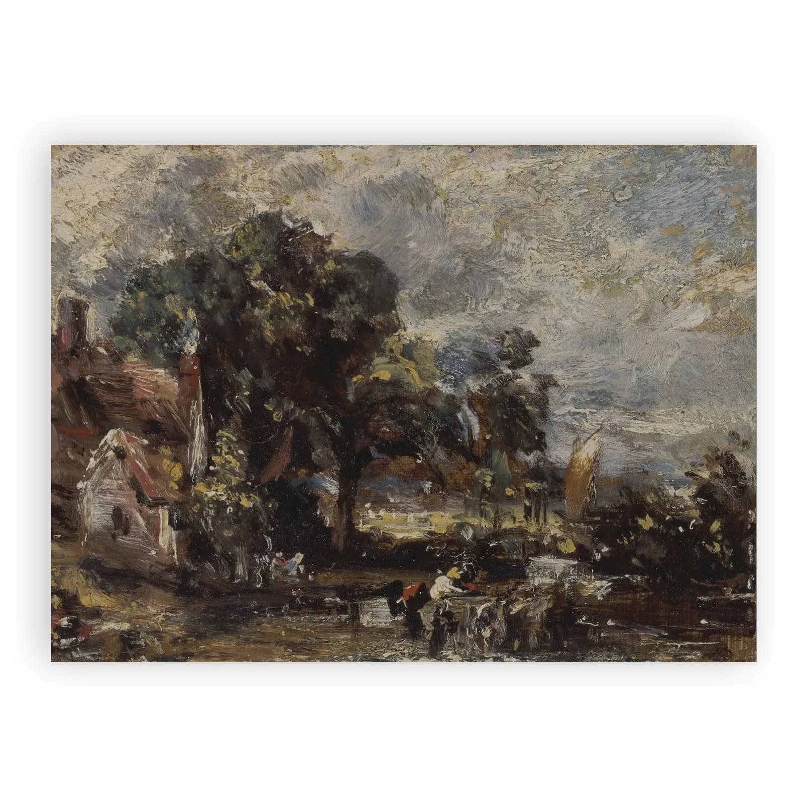 Sketch for The Haywain by John Constable - view 6 thumbnail