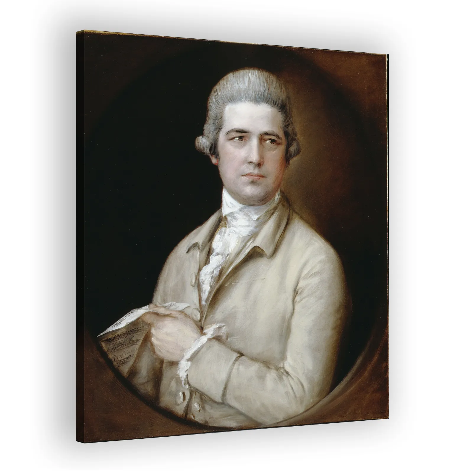 Thomas Linley the Elder by Thomas Gainsborough - view 2 thumbnail