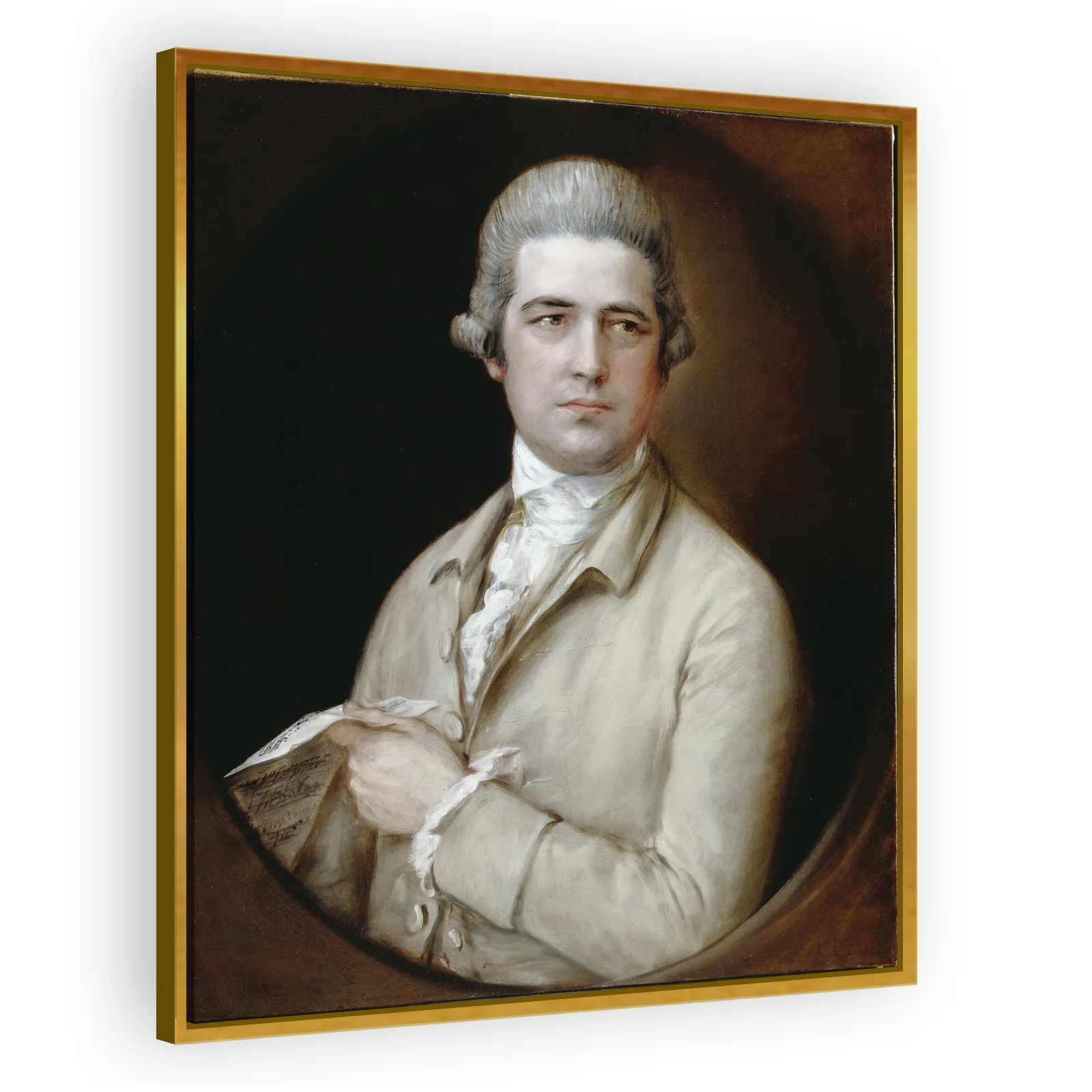 Thomas Linley the Elder by Thomas Gainsborough - view 3 thumbnail