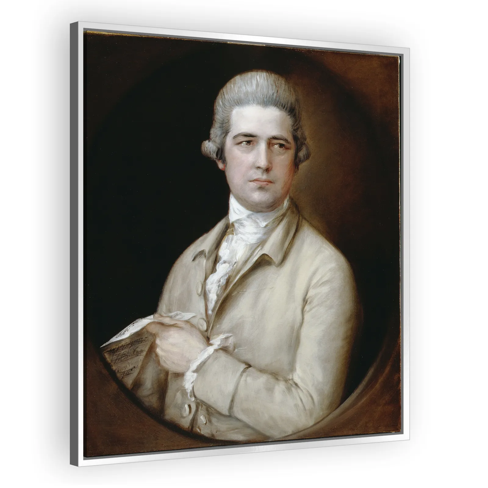 Thomas Linley the Elder by Thomas Gainsborough - view 4 thumbnail