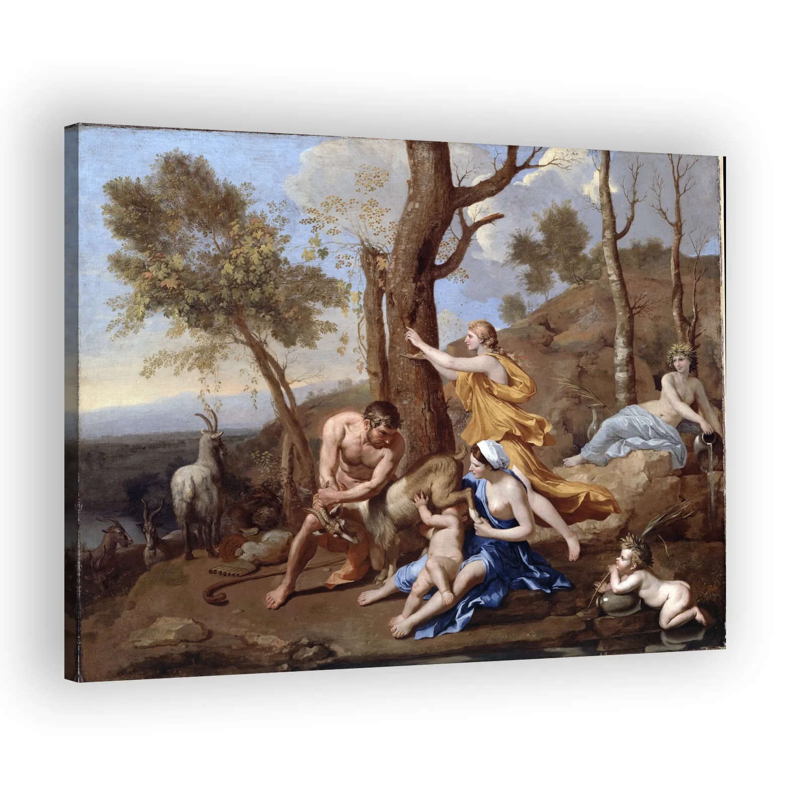 The Nurture of Jupiter by Nicolas Poussin - view 2 thumbnail