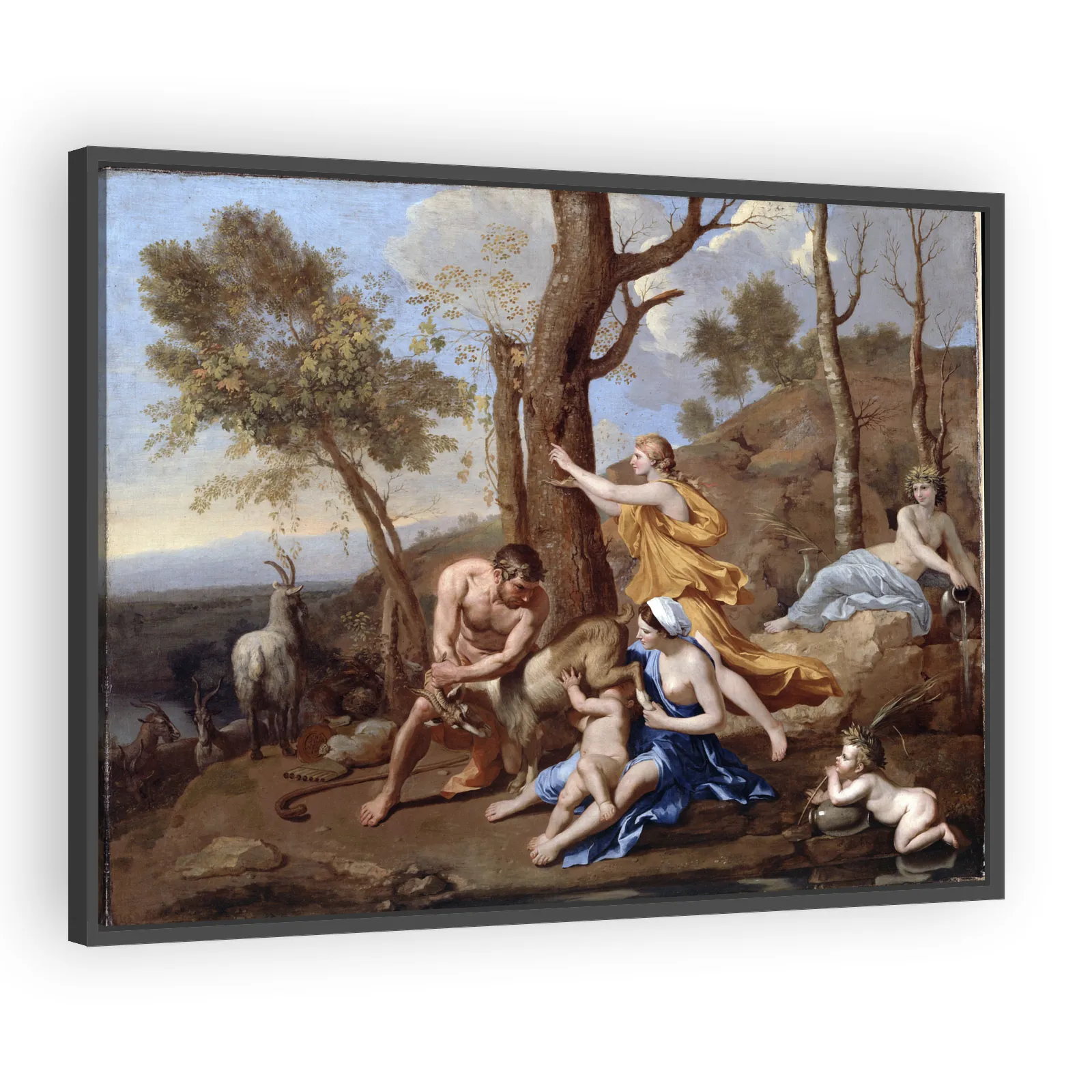 The Nurture of Jupiter by Nicolas Poussin